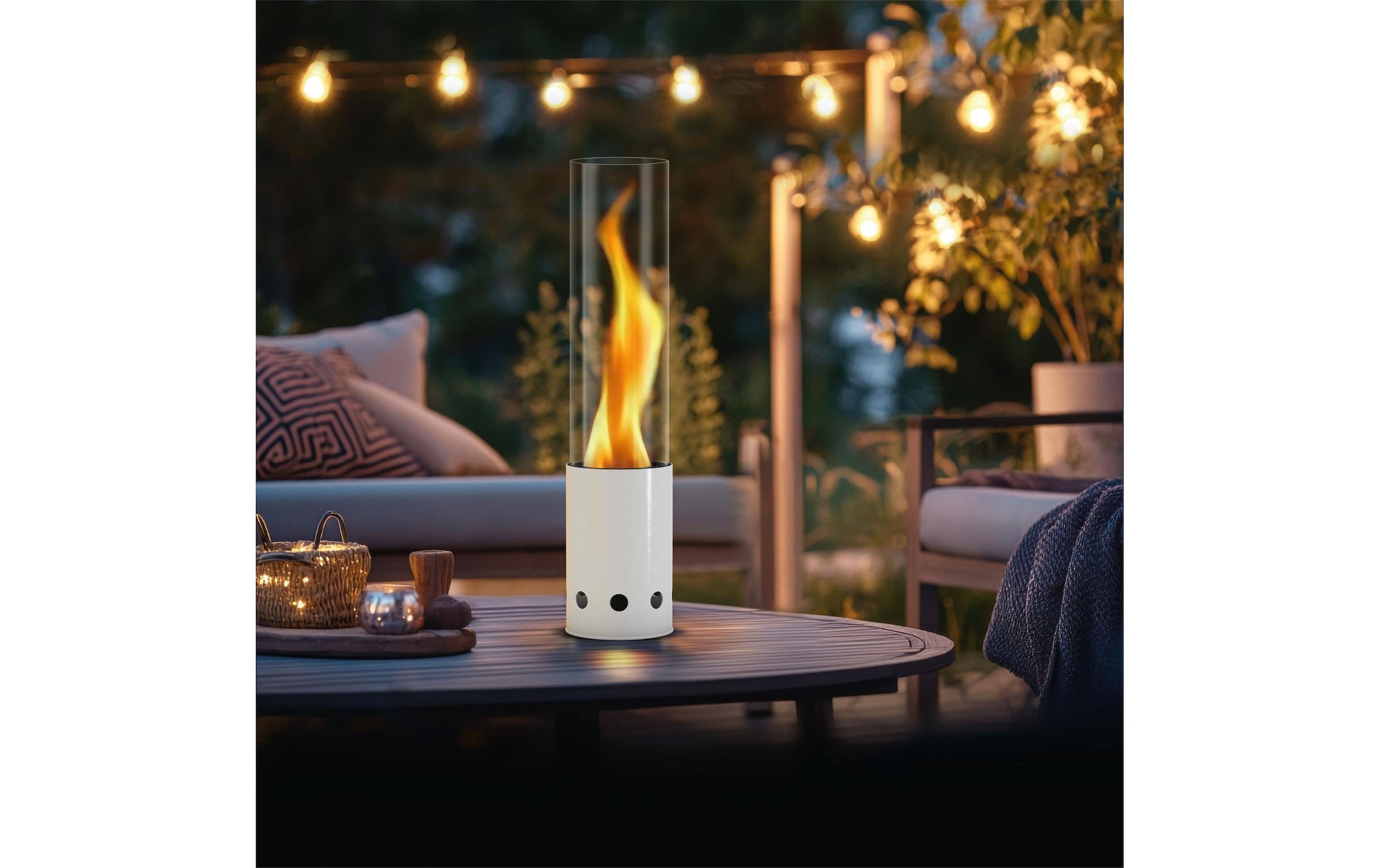   Tischfeuer »Gardenflare« Kompaktes Dekofeuer