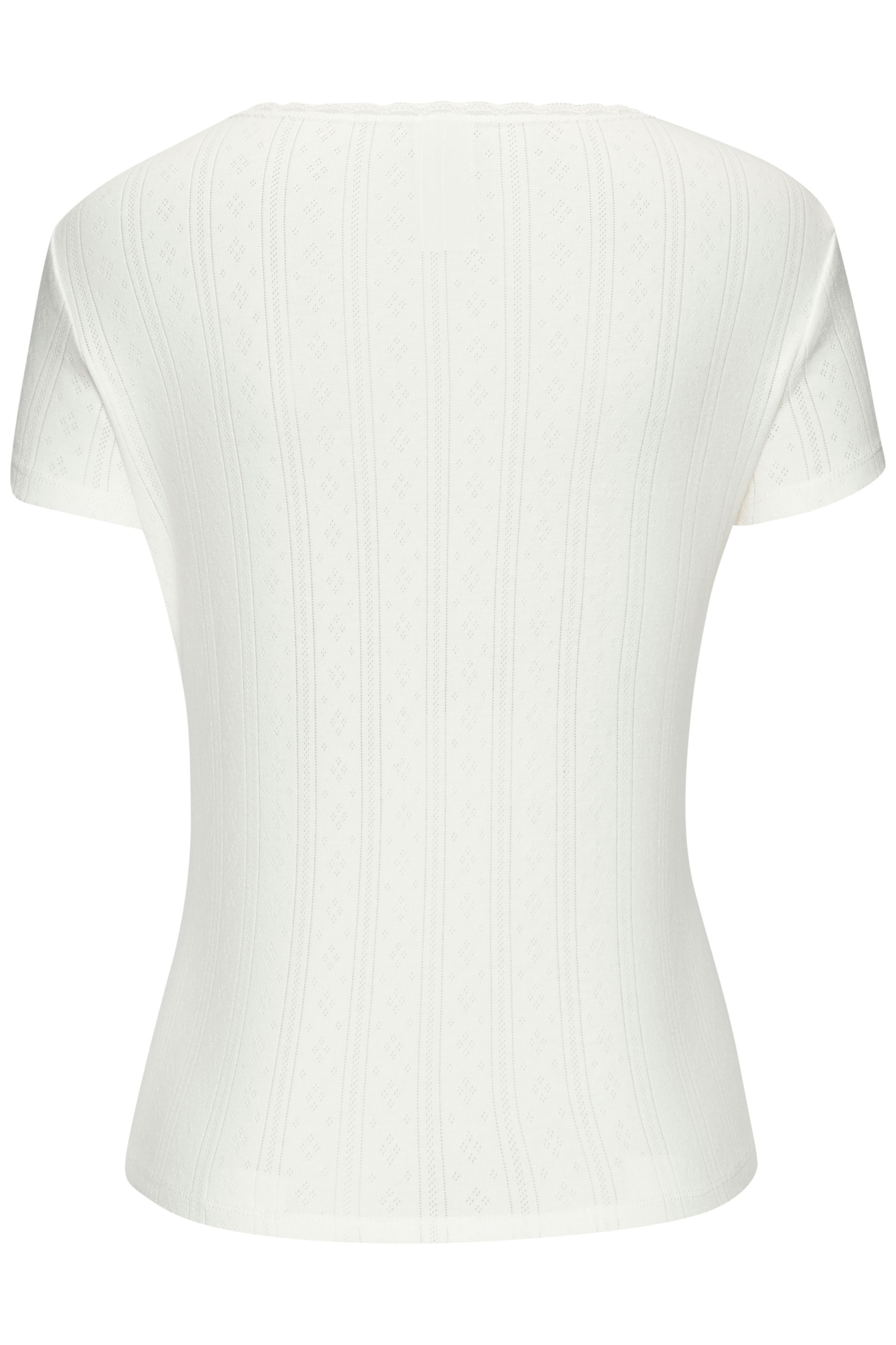 Vivance T-Shirt 2er-Pack,  aus weichem Pointelle-Strick mit Spitze