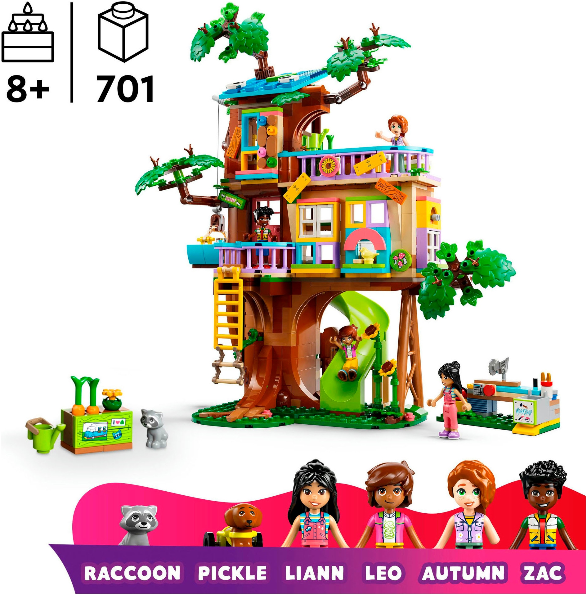 LEGO® Pions de construction »Baumhaus (42652), LEGO Friends« Made in Europe