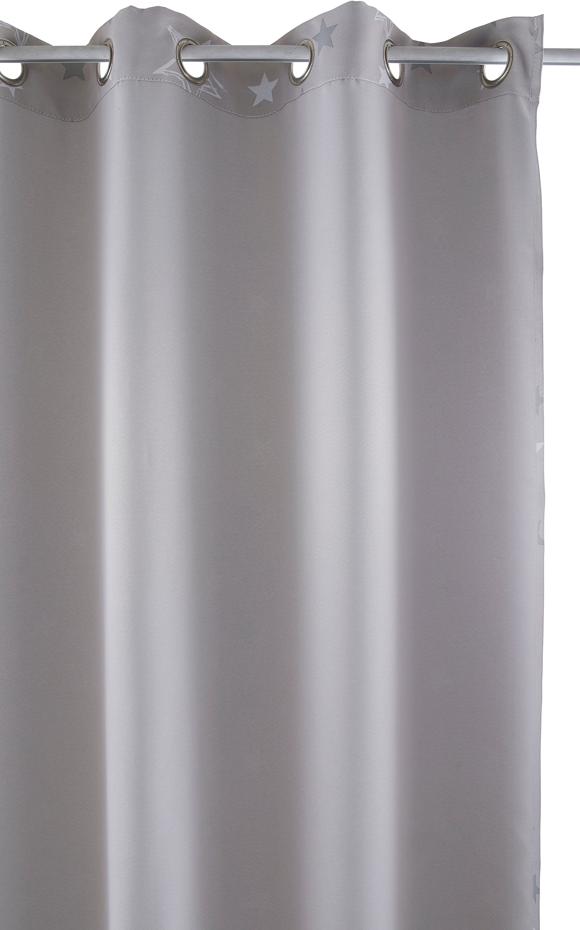 my home Rideau »STARRY« Oeillets 1 cuis tlg. bedruckt, blickdicht, verschiedene Grössen