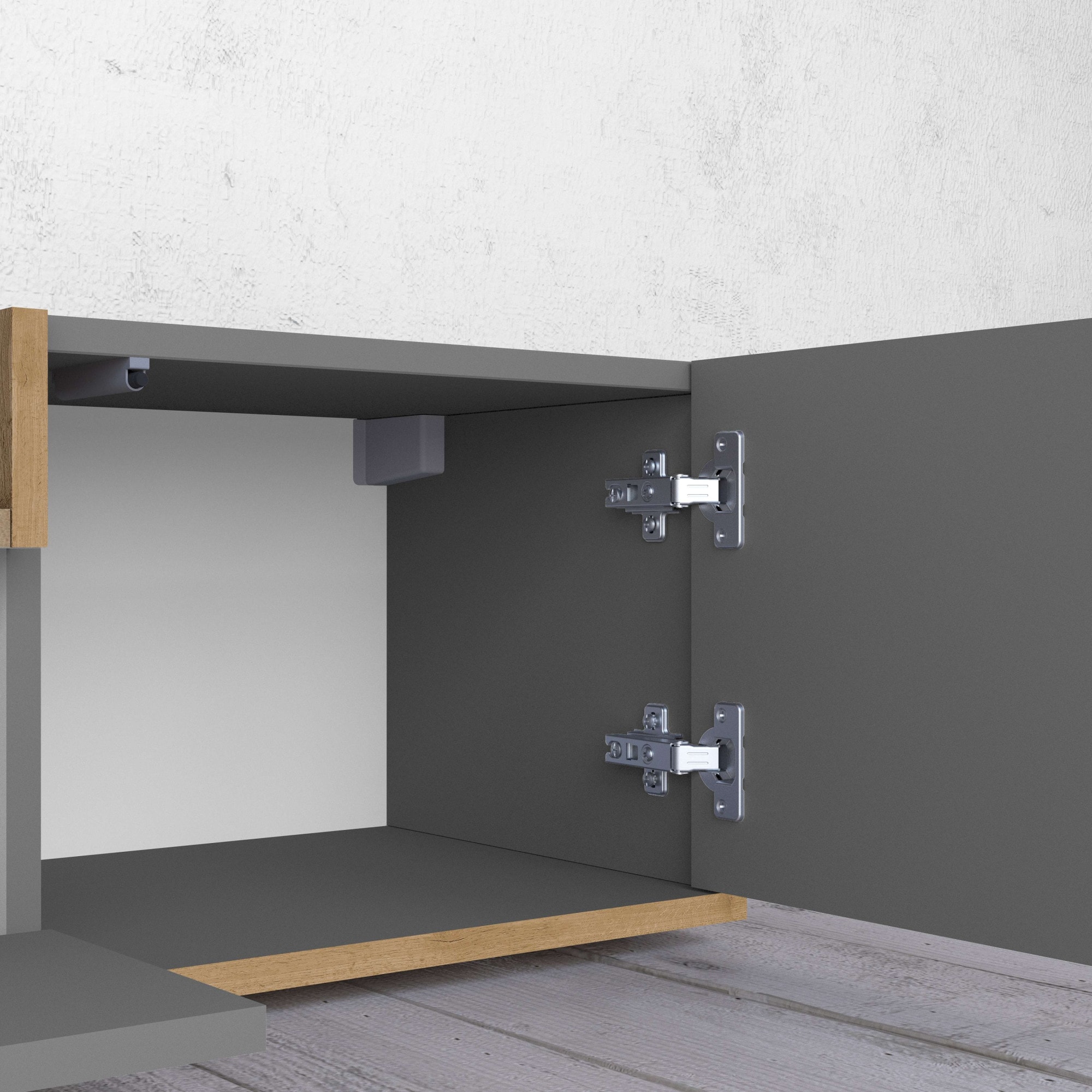 GOODproduct Lowboard »BOLSENA,TV-Kommode, TV-Möbel,TV-Bank, 4 Fächer und offenes Ablagefach« 1 Stk. tlg. stehend/hängend montierbar, Made in Italy, B/T/H: 200 × 35 × 31,2 cm