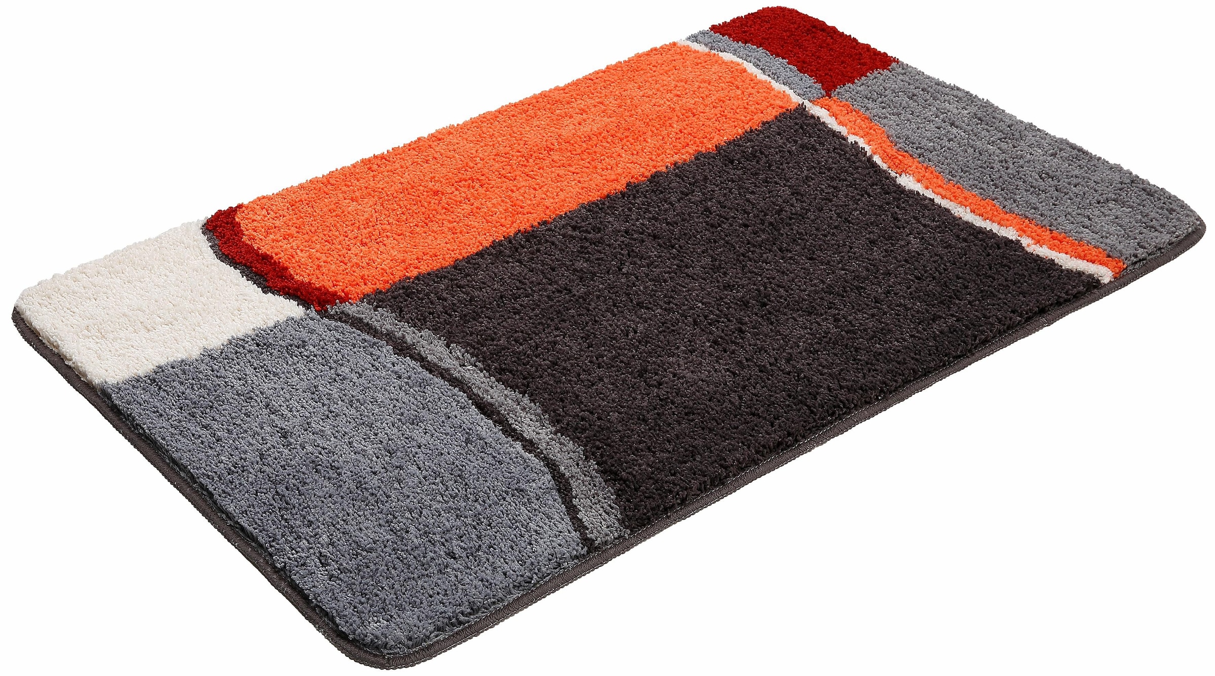 GOODproduct Badematte »Belio, Badvorleger, Badezimmer Teppich« Höhe 20 mm rutschhemmend beschichtet fussbodenheizungsgeeignet | schnell trocknend | strapazierfähig Badematte, Badteppich, Badematten auch als 2 tlg. Set erhältlich, bunt