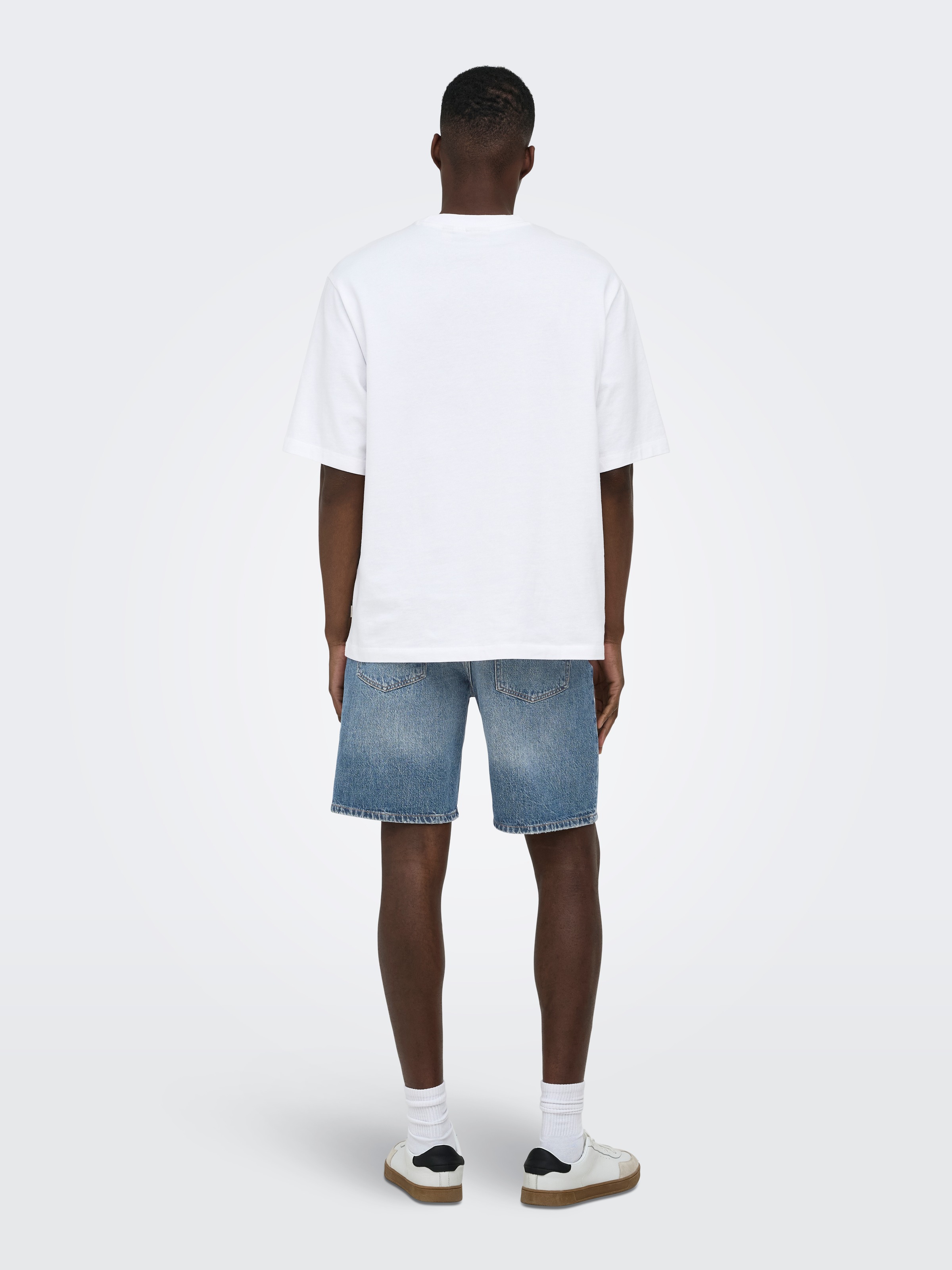 ONLY & SONS Short en jean »ONSEDGE MB GREEN 3227 TAI DNM SHORTS« coton, coupe droite