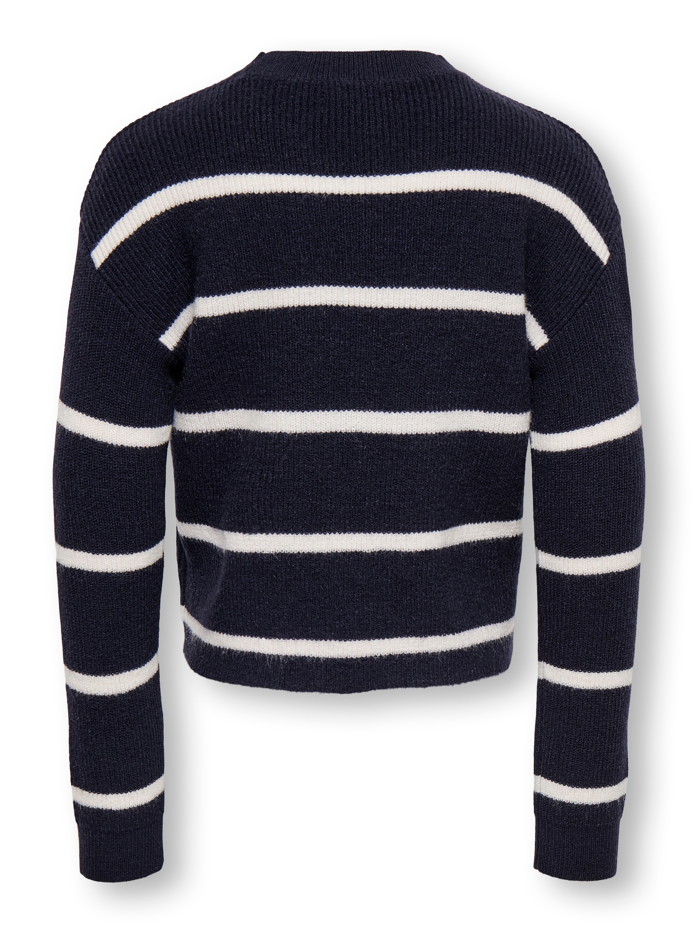 KIDS ONLY Strickpullover »KMGFRANCA LIFE SHORT LS STRIPE KNT NOOS«