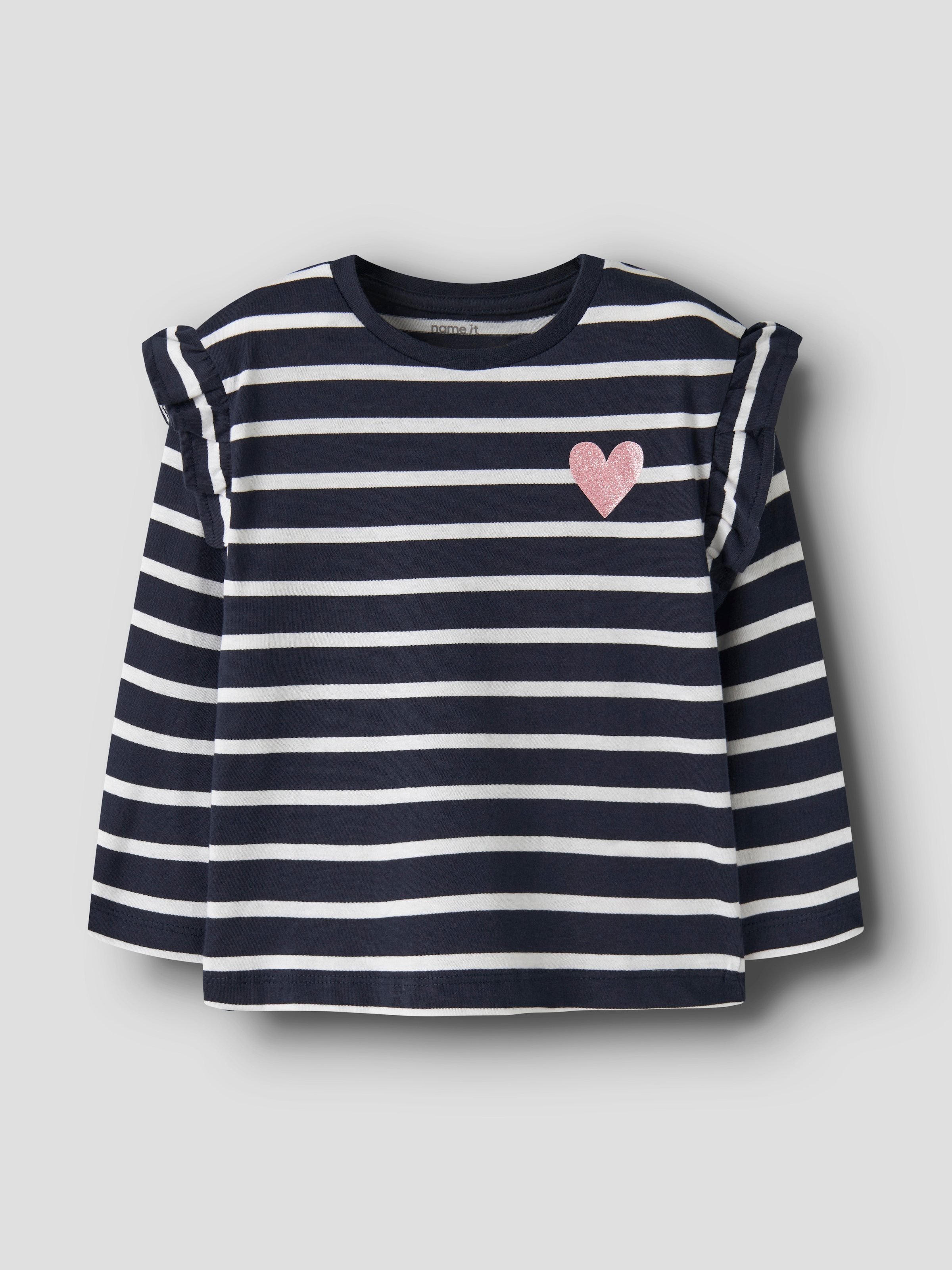 Name It Langarmshirt »NMFTOVELINA LS NREG TOP PB«