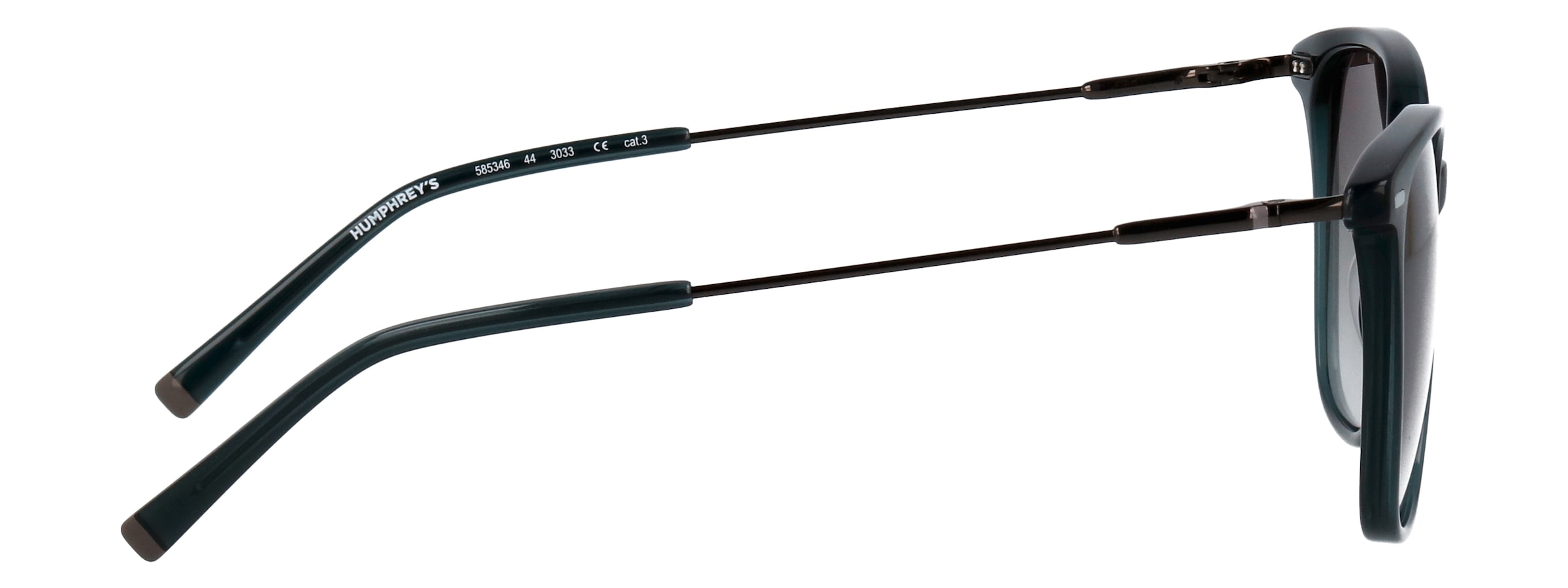 HUMPHREY´S eyewear Lunettes de soleil »Modell 585346« forme carrée/douce, logo sur branche, monture combinée