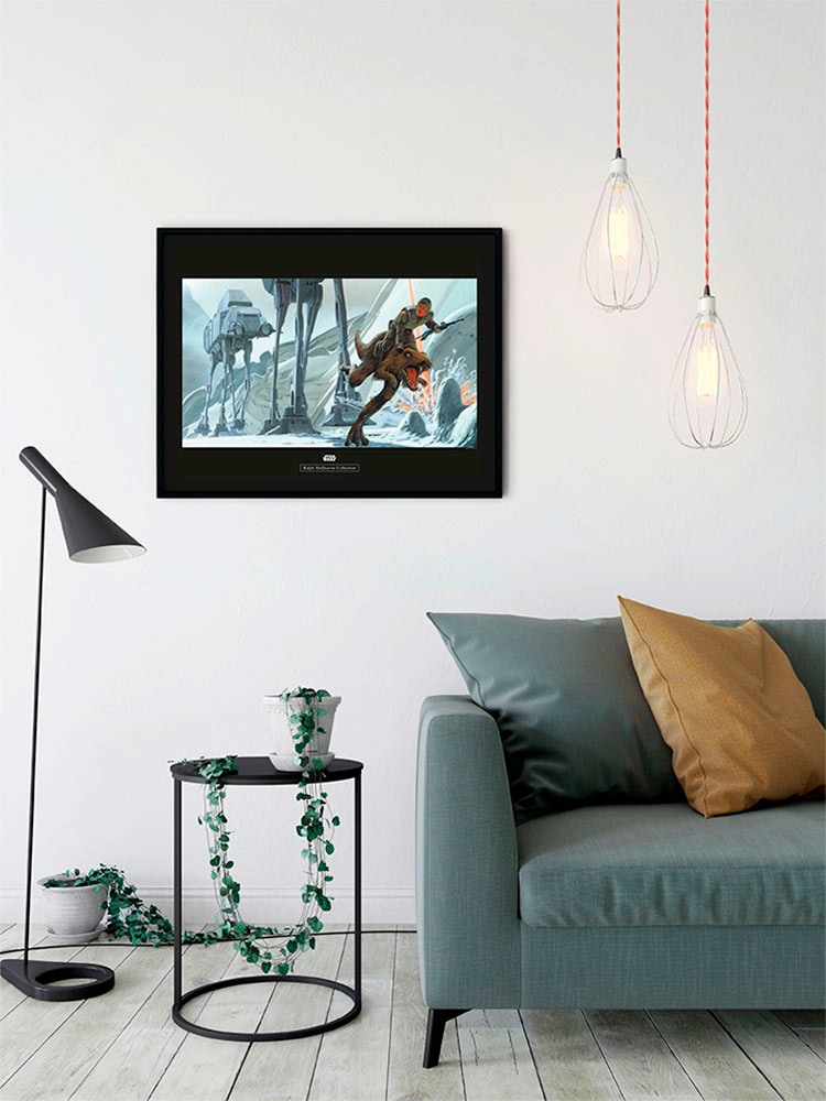 Komar Bild »Star Wars Classic RMQ Hoth Battle Ground« Star Wars 1 Stk. tlg. Wandbild zur Dekoration im Kinderzimmer - ohne Rahmen