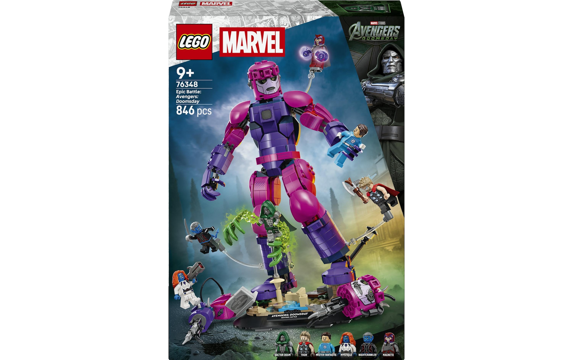 LEGO® Konstruktionsspielsteine »Legendärer Showdown: Avengers: Doomsday Heroes 76348«