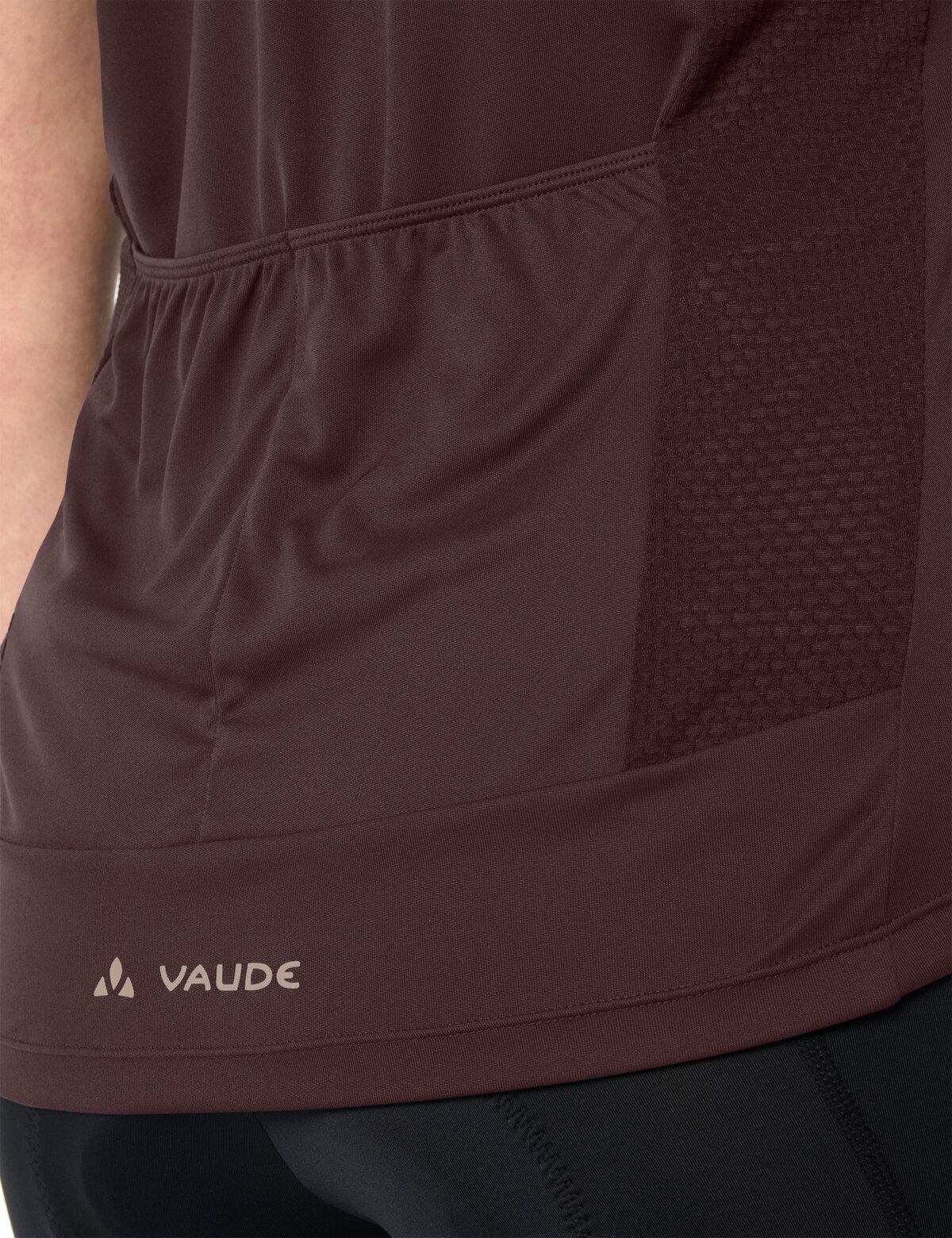 VAUDE Maillot de cyclisme »WOMEN'S MATERA FZ TRICOT« für Radsport, mit zwei Rückentaschen, mit Stehkragen, atmungsaktiv
