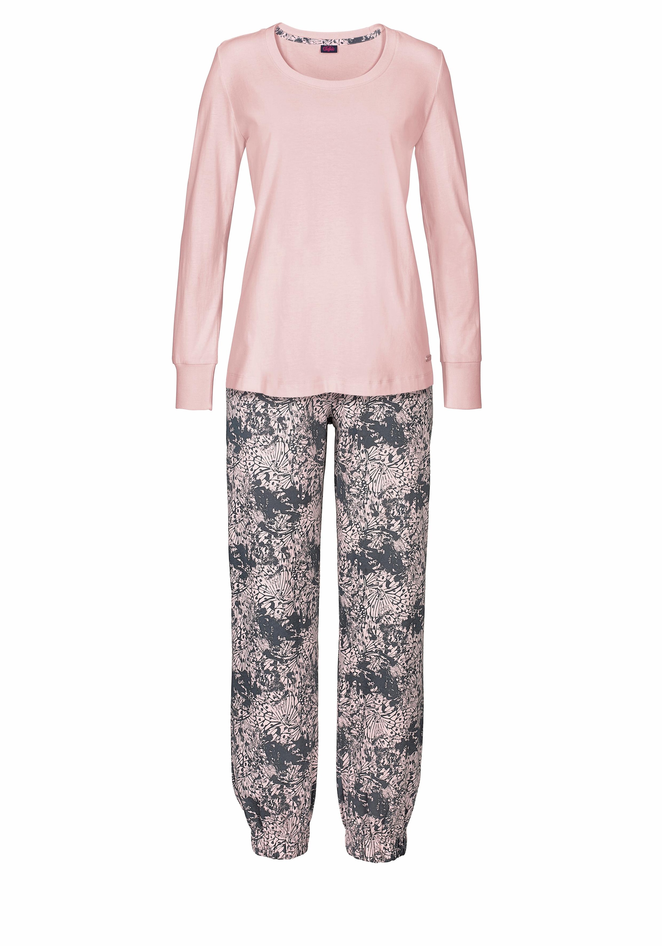 Buffalo Pyjama 2 Stk. tlg., mit gemusterter Hose und passendem Langarmshirt