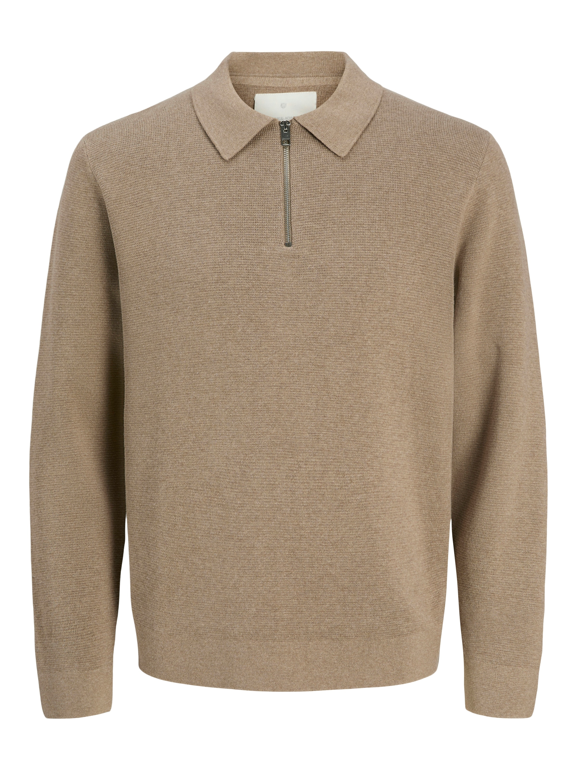 Jack & Jones Pull à col polo »JPRBLAMILANO STITCH KNIT ZIP POLO SN«
