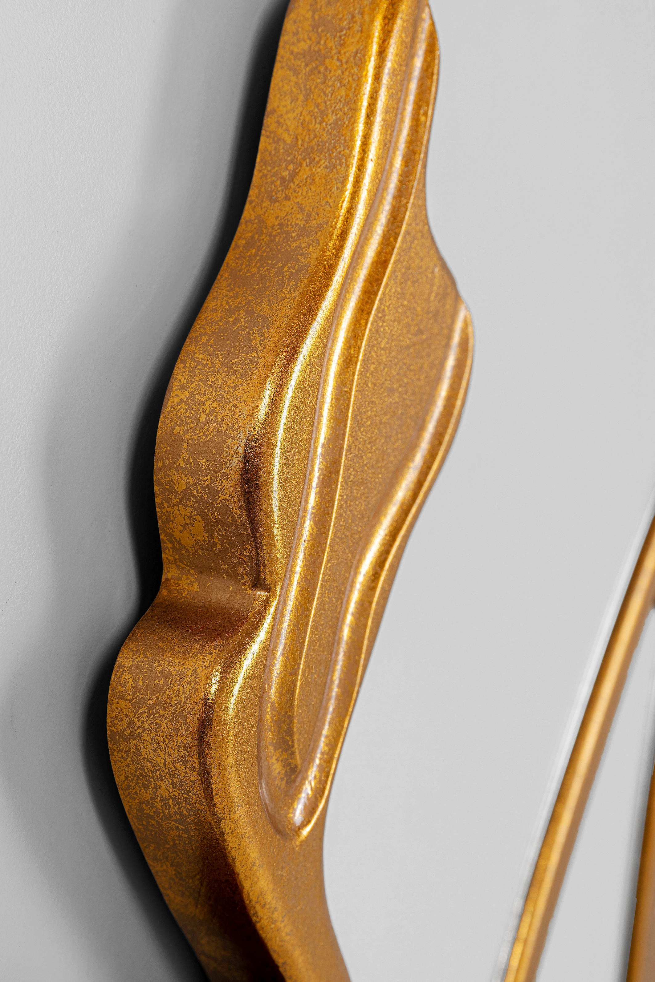 Kare Design Wandspiegel »Wandspiegel Pieces Gold Ø100cm«