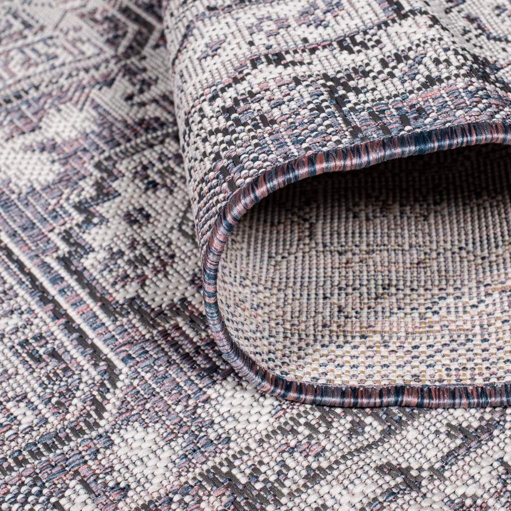 Carpet City Outdoorteppich »Outdoor 740« rechteckig 5 mm Höhe In/- Outdoor geeignet, Ornamenten Look, Wohnzimmer, Balkon, Terrasse