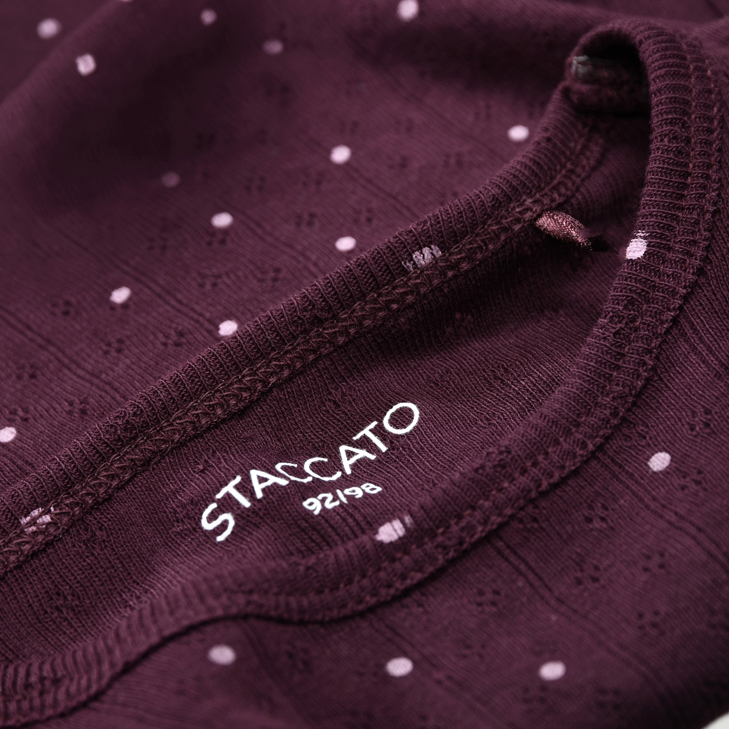 STACCATO T-shirt à manches longues Paquet, 3 coton avec élasthanne, à motifs, avec imprimés