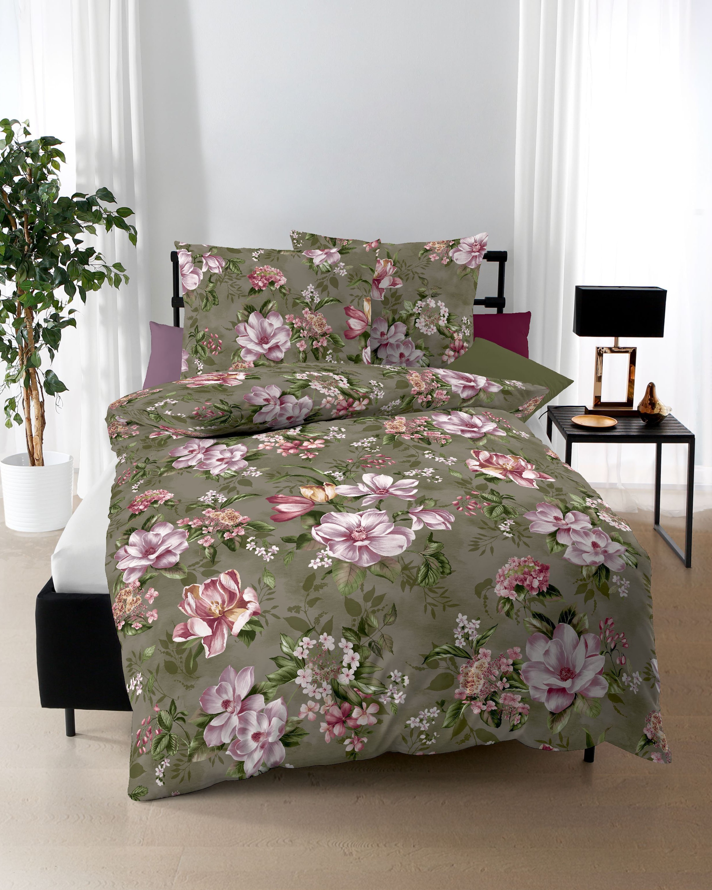 Kaeppel Linge de lit »Magnolia« 2 cuis