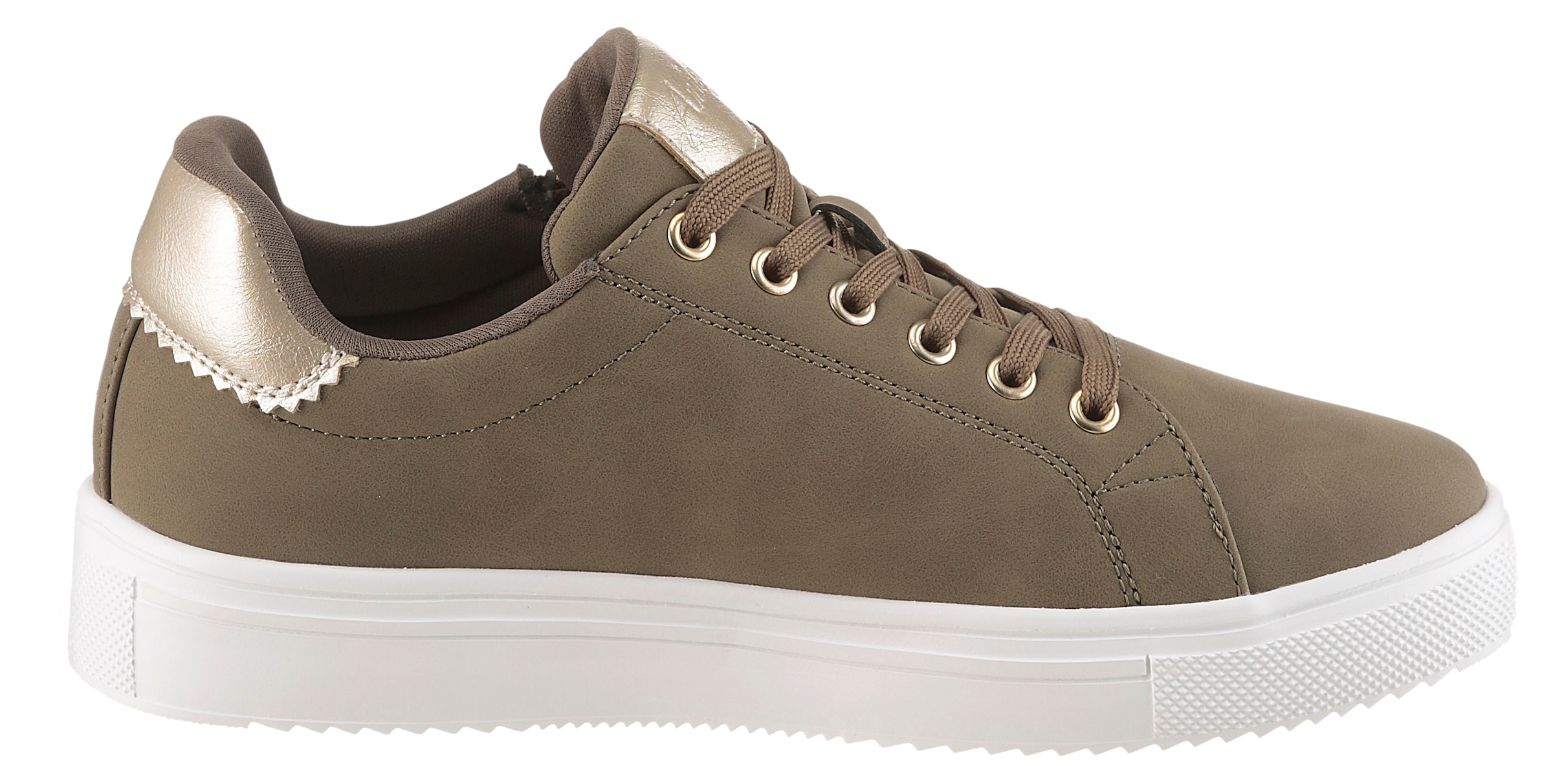 Aniston SHOES Sneaker  Schnürschuh, Freizeitschuh mit Reissverschluss - NEUE KOLLEKTION