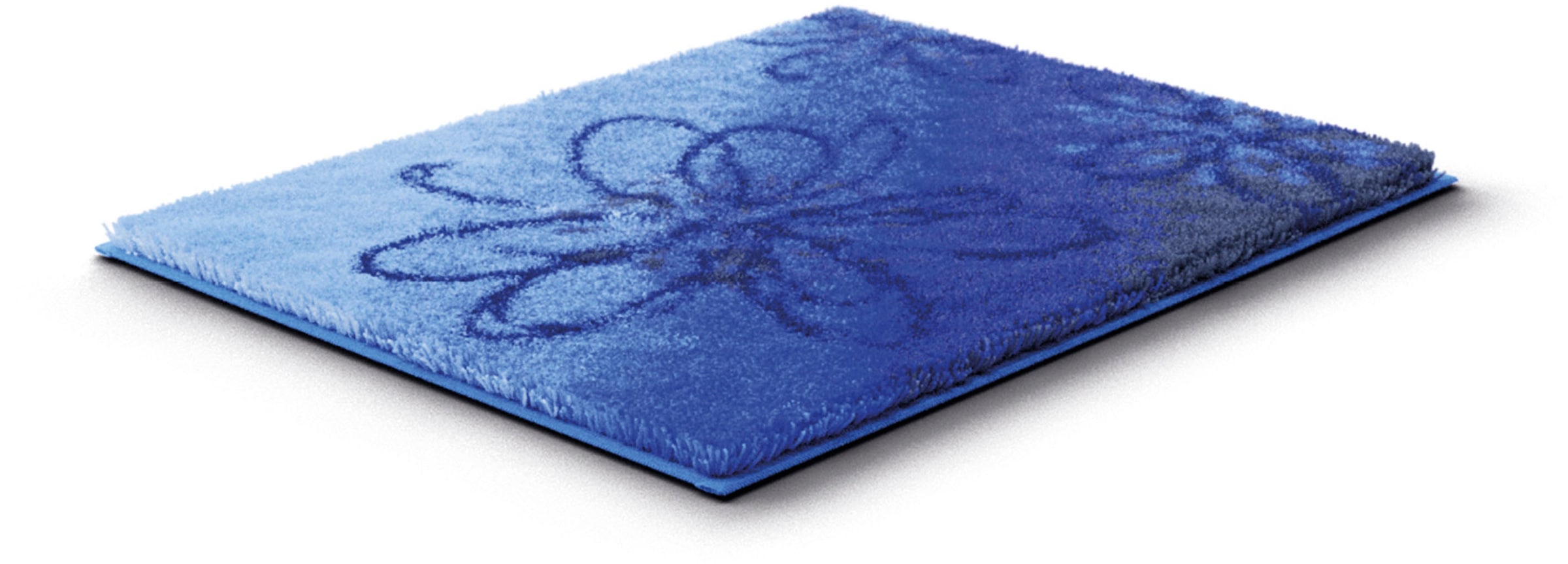 Grund Badematte »Lusia« Höhe 20 mm rutschhemmend beschichtet fussbodenheizungsgeeignet Florales Design mit sanftem Farbverlauf, 5 Jahre Garantie