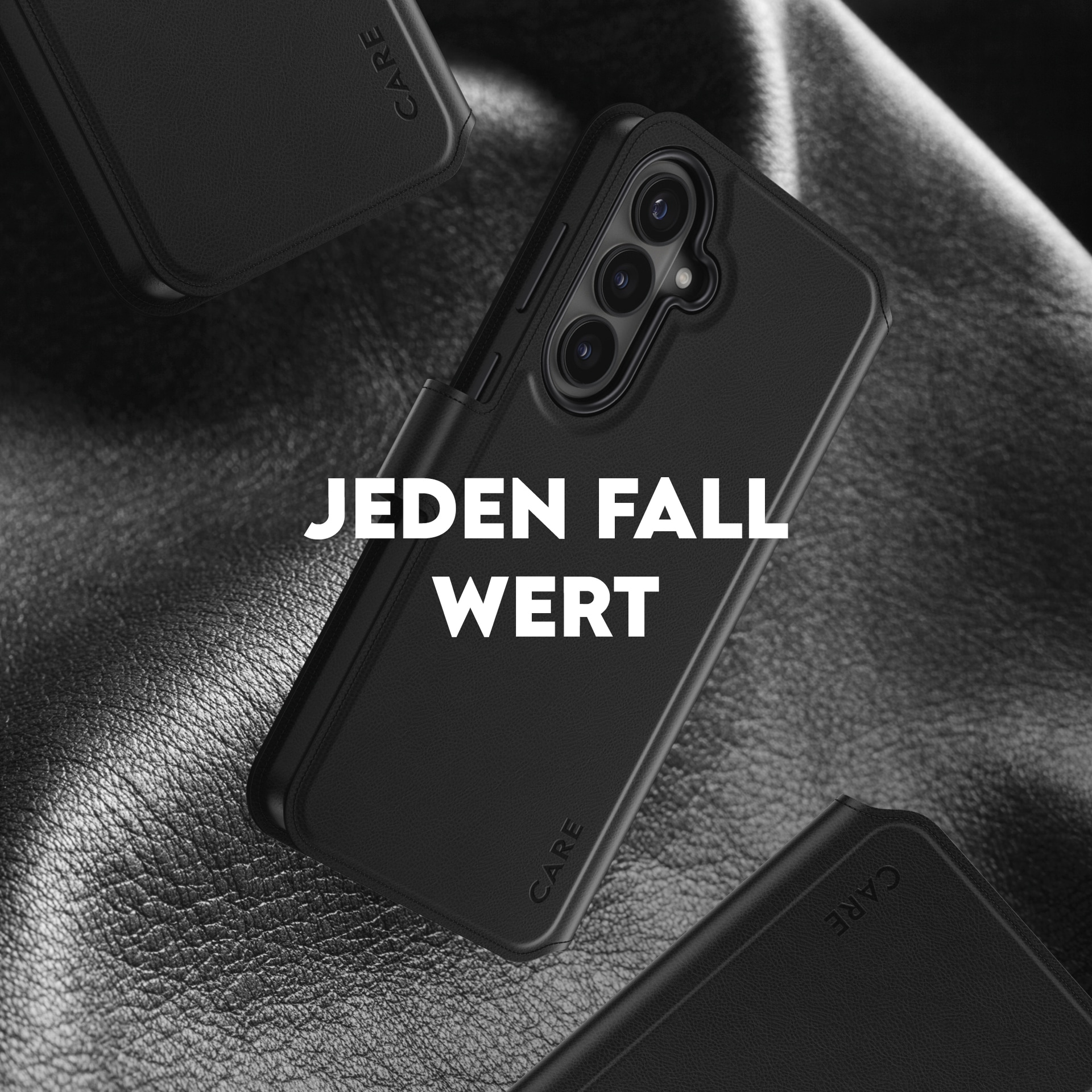 CARE by PanzerGlass Handyhülle »Tango 2-in-1 Wallet Case mit Qi für Samsung Galaxy S26« Samsung Galaxy S26 Backcover, Schutzhülle, Handyschutzhülle, Case, Schutzcase, stossfest