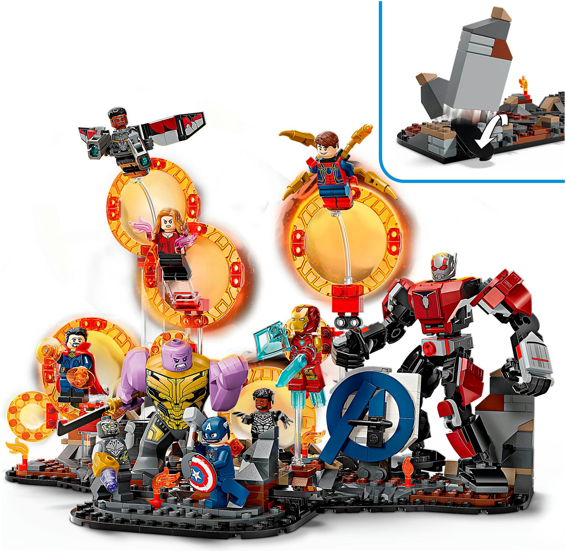 LEGO® Konstruktionsspielsteine »Avengers: Endgame Letzter Showdown (76323), LEGO Super Heroes« Made in Europe