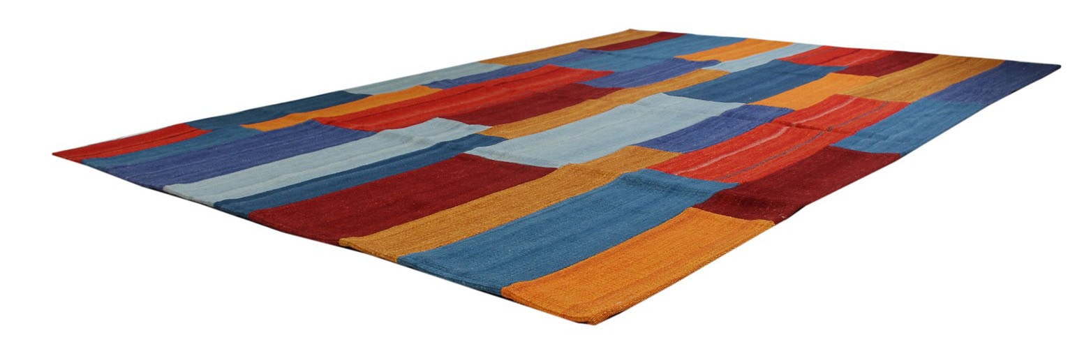 Kayoom Teppich »Radical 335« rechteckig 15 mm Höhe Handgewebter Jacquard Kilim, hochwertige Materialmischung.