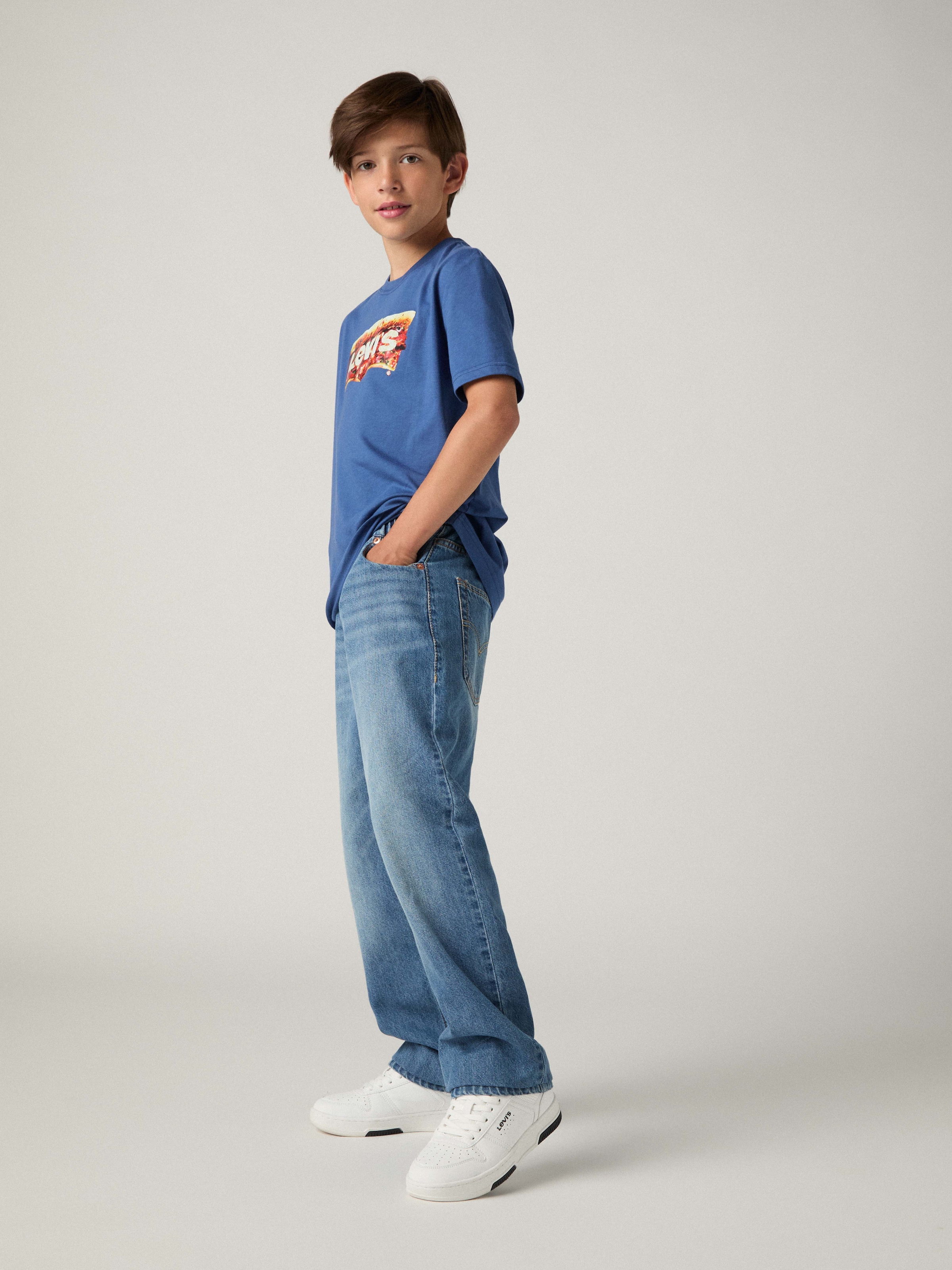 Levi's® Kids Jeans loose fit »LVB PULL ON STAY LOOSE TAPER J« im Five-Pocket Style