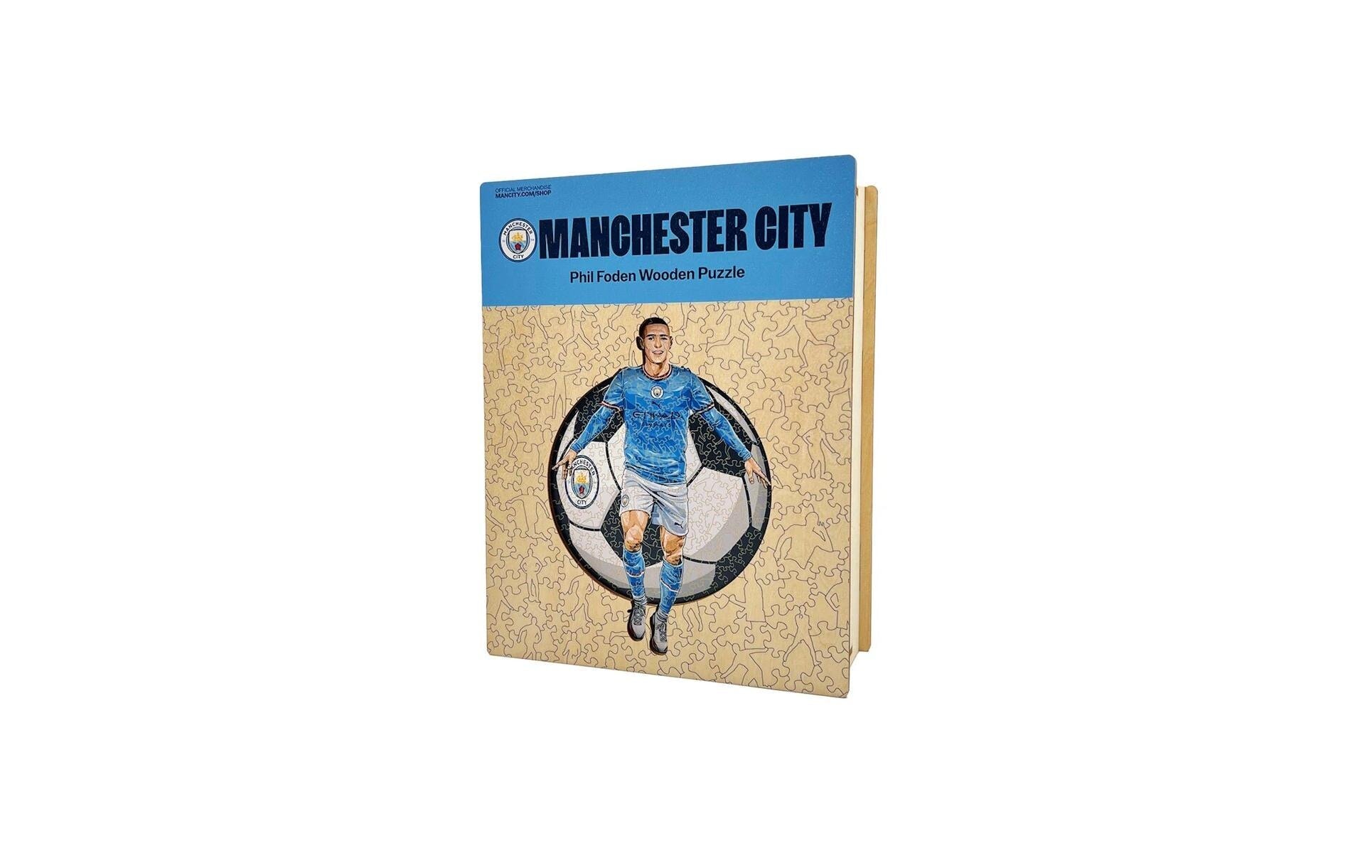   Puzzle »Iconic Man City FC – Phil Foden« Holzart: Birke (Herkunftsland: China)