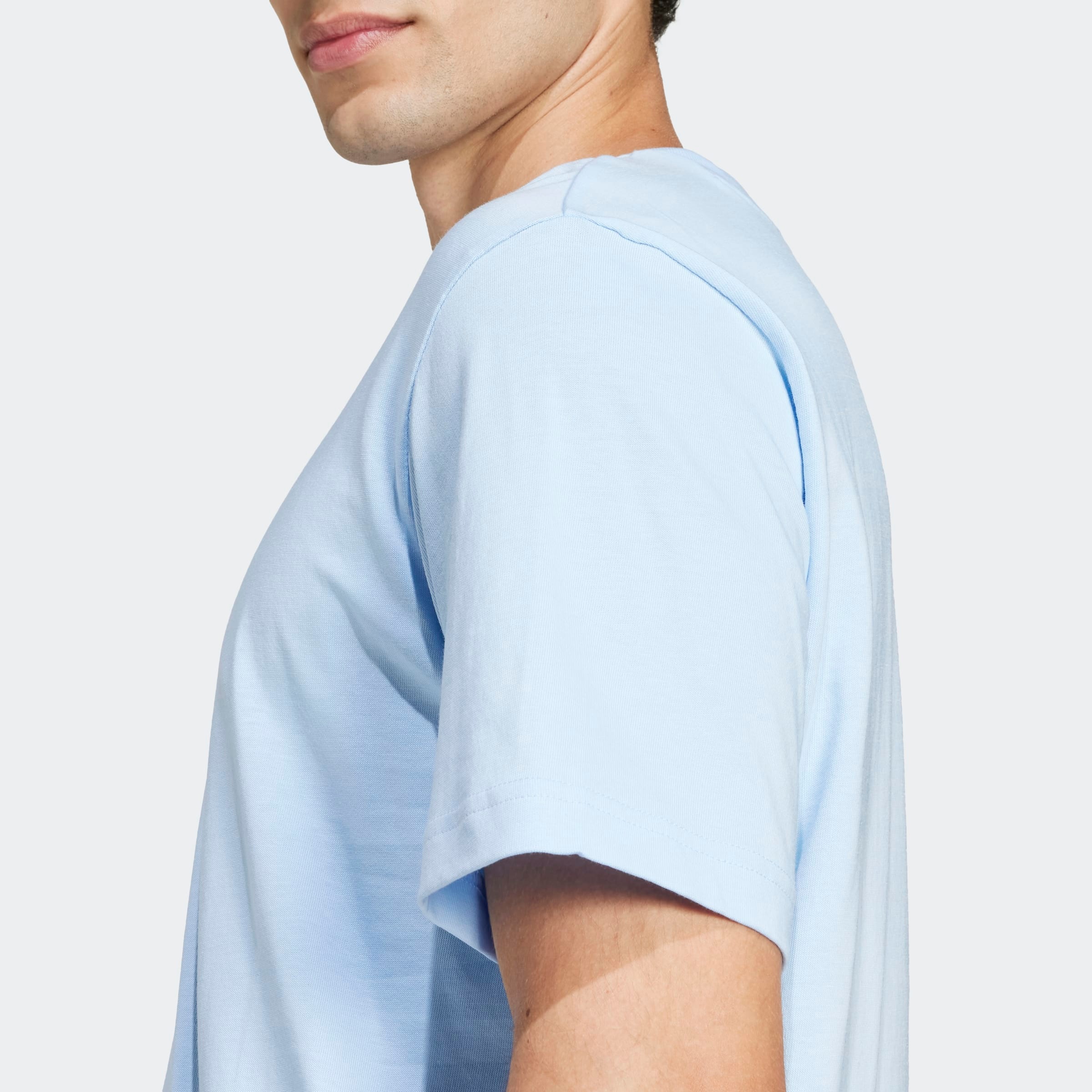 adidas Sportswear »ESSENTIALS SMALL LOGO SINGLE JERSEY« t-shirt sportif à manches courtes, col rond