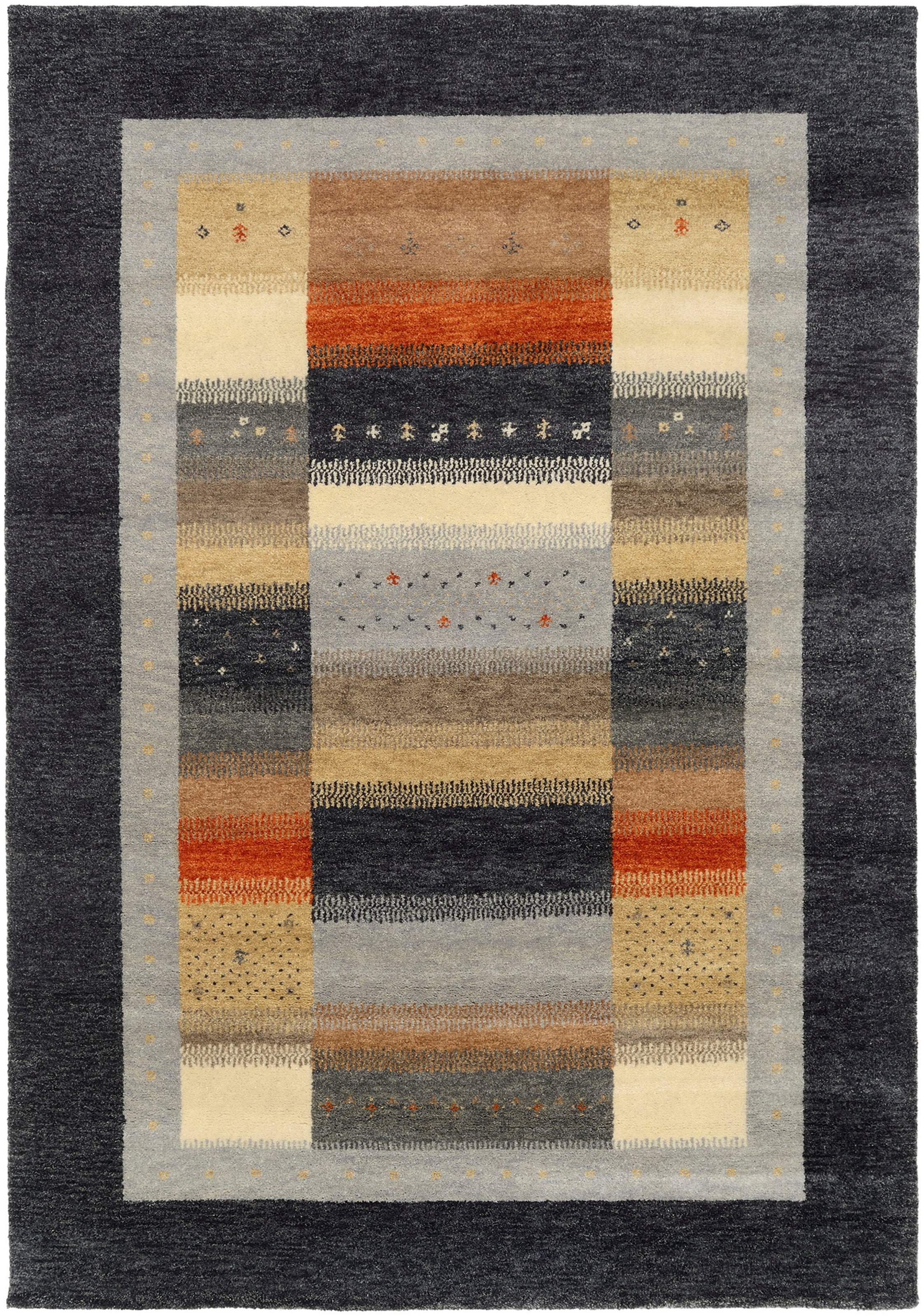 OCI DIE TEPPICHMARKE Wollteppich »INTENSE SONA« rechteckig 12 mm Höhe handgeknüpft, reine Schurwolle, fusswarm, Wohnzimmer