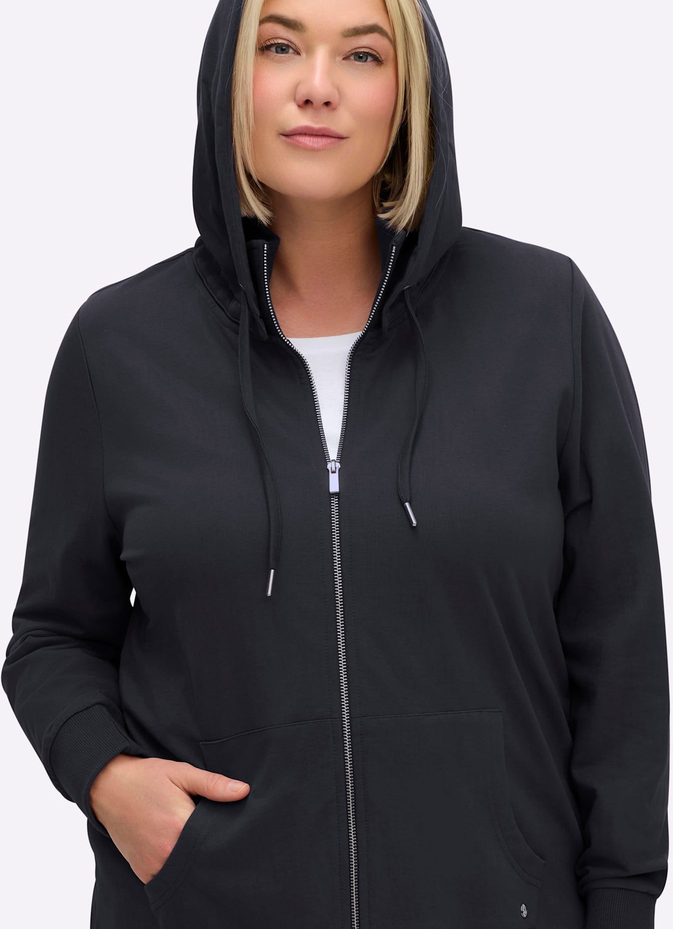 Sheego Shirtjacke »Sweatjacke« 1 Stk.