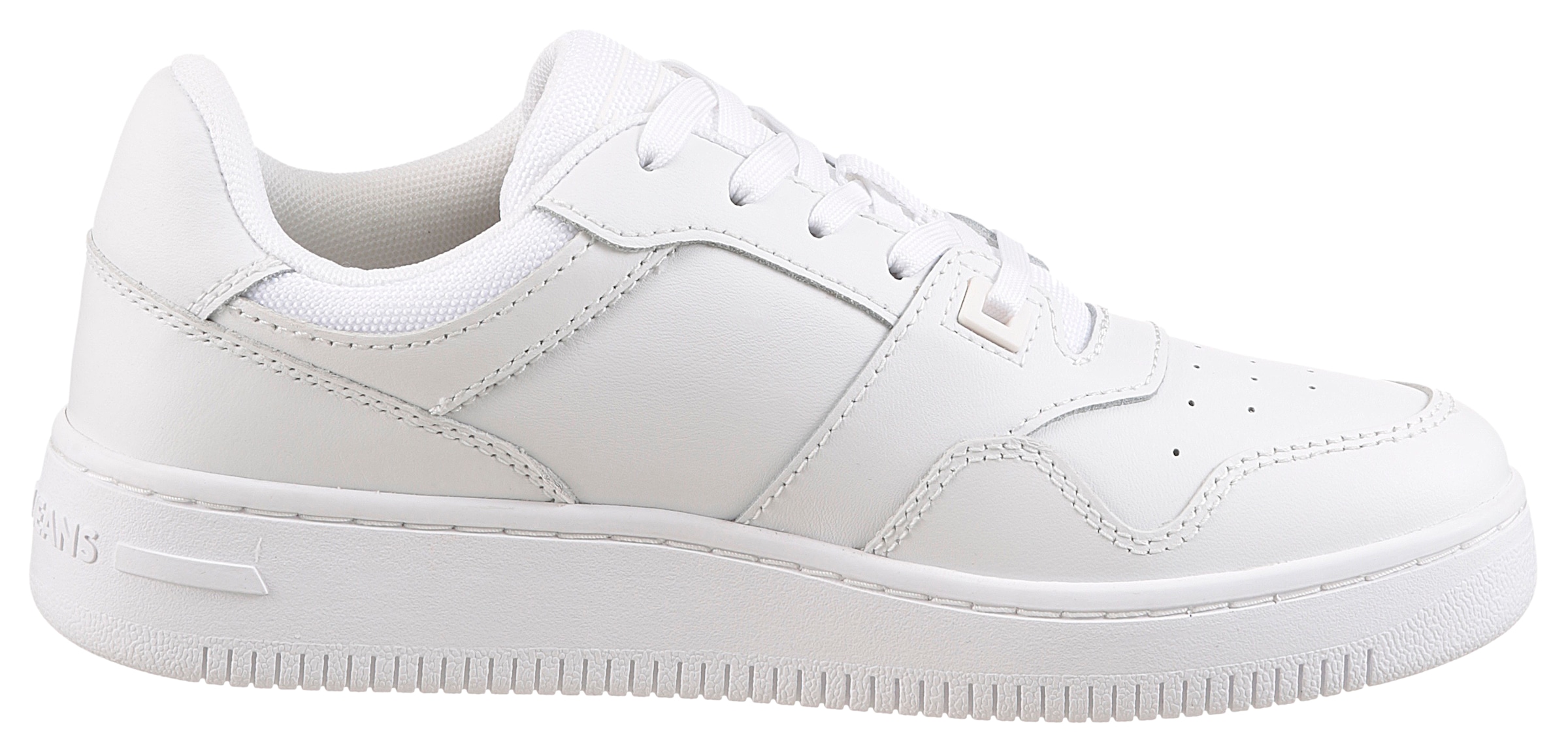 Tommy Jeans Plateausneaker »TJW RETRO BASKET«  , Freizeitschuh, Halbschuh, Schnürer mit seitlicher Logoflagge