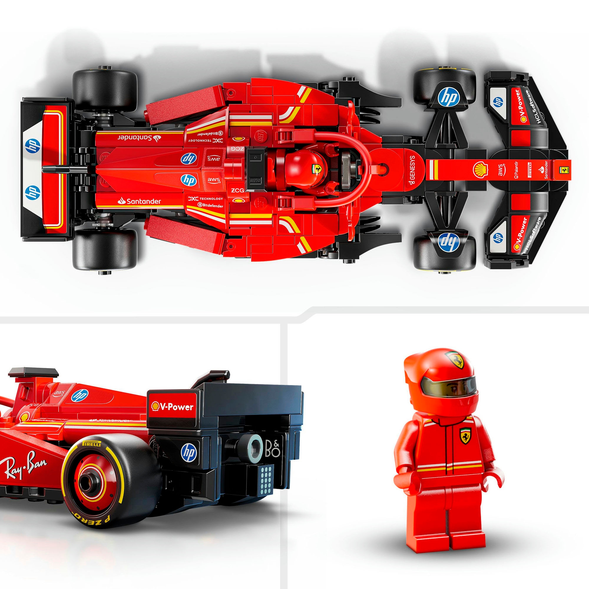 LEGO® Konstruktionsspielsteine »Ferrari SF-24 F1® Rennauto (77242), LEGO® Speed Champions« Made in Europe