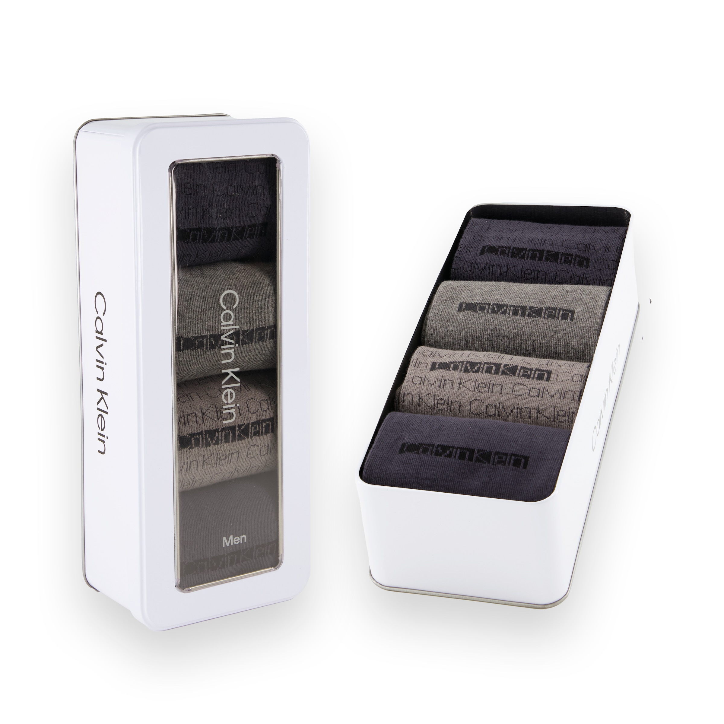 Calvin Klein Chaussettes »CK MEN SOCK 4P GIFTBOX AOP« pack de 4, 