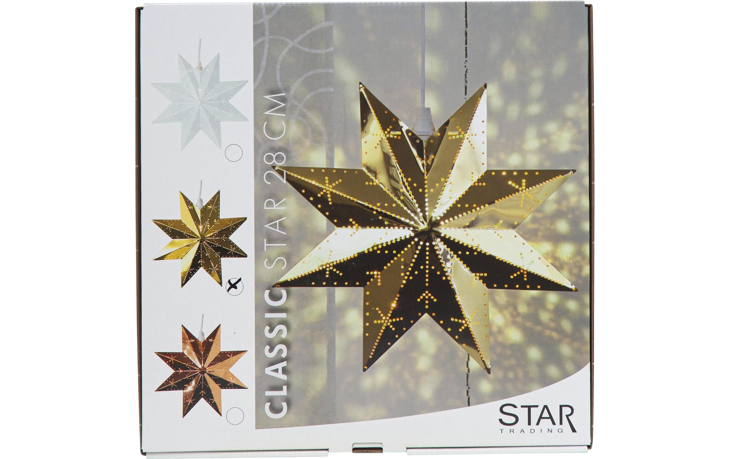 Parforce Traditional Hunting Figurine de Noël »Fensterhänger Metallstern Classic, 28 cm, Messing«