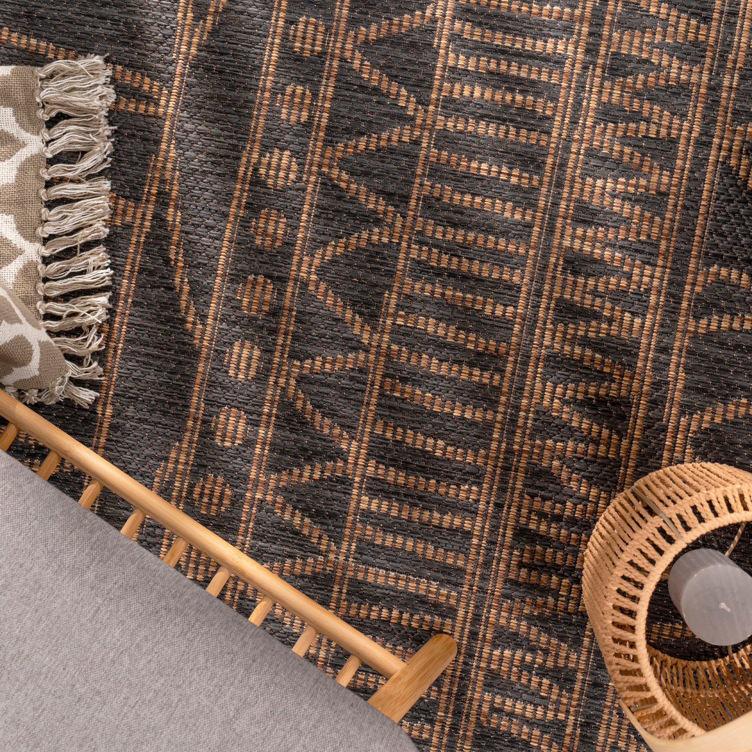 Paco Home Teppich »Illusion 321« rechteckig 5 mm Höhe Flachgewebe, modernes Design, In- und Outdoor geeignet, UV-beständig