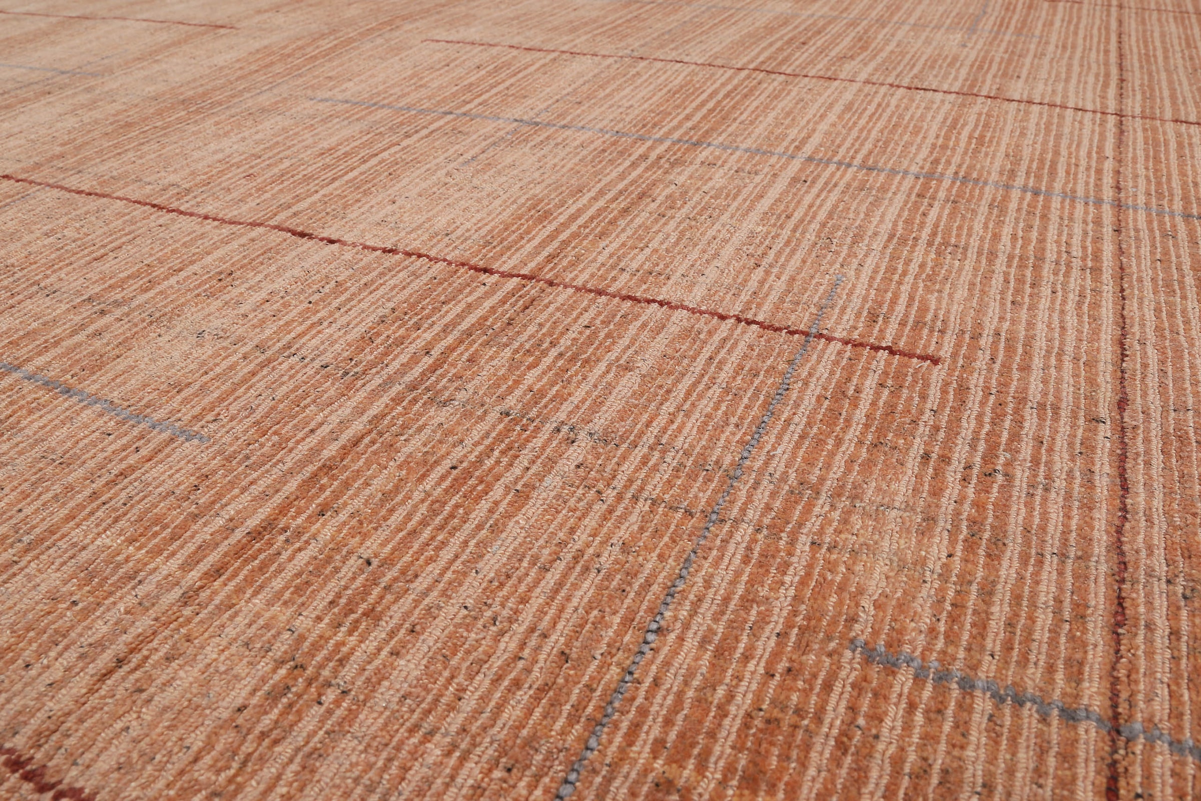 Wecon home Teppich »Milly« rechteckig 11 mm Höhe Kurzflorteppich, handgewebt, Naturfaser, Linienmuster, Wohnzimmer