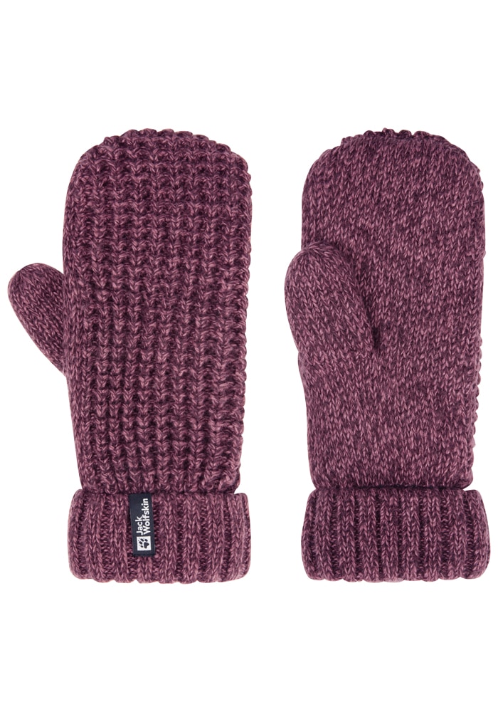 Jack Wolfskin Fäustlinge »MEDLEY KNIT MITTEN W« Strick-Fäustlinge, warm, mit Fleece-Futter