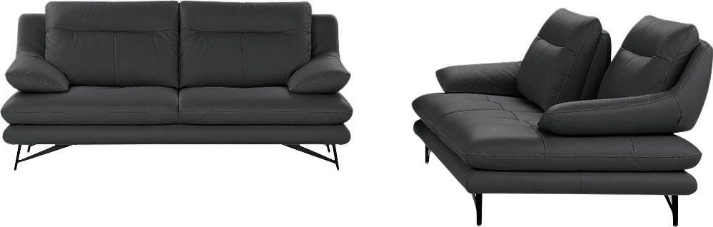 CALIA ITALIA 3-Sitzer »Cezanne, italienisches Design trifft erstklassigen Sitzkomfort, Leder« Edles Designsofa in besonders langlebigen & pflegeleichten Lederarten