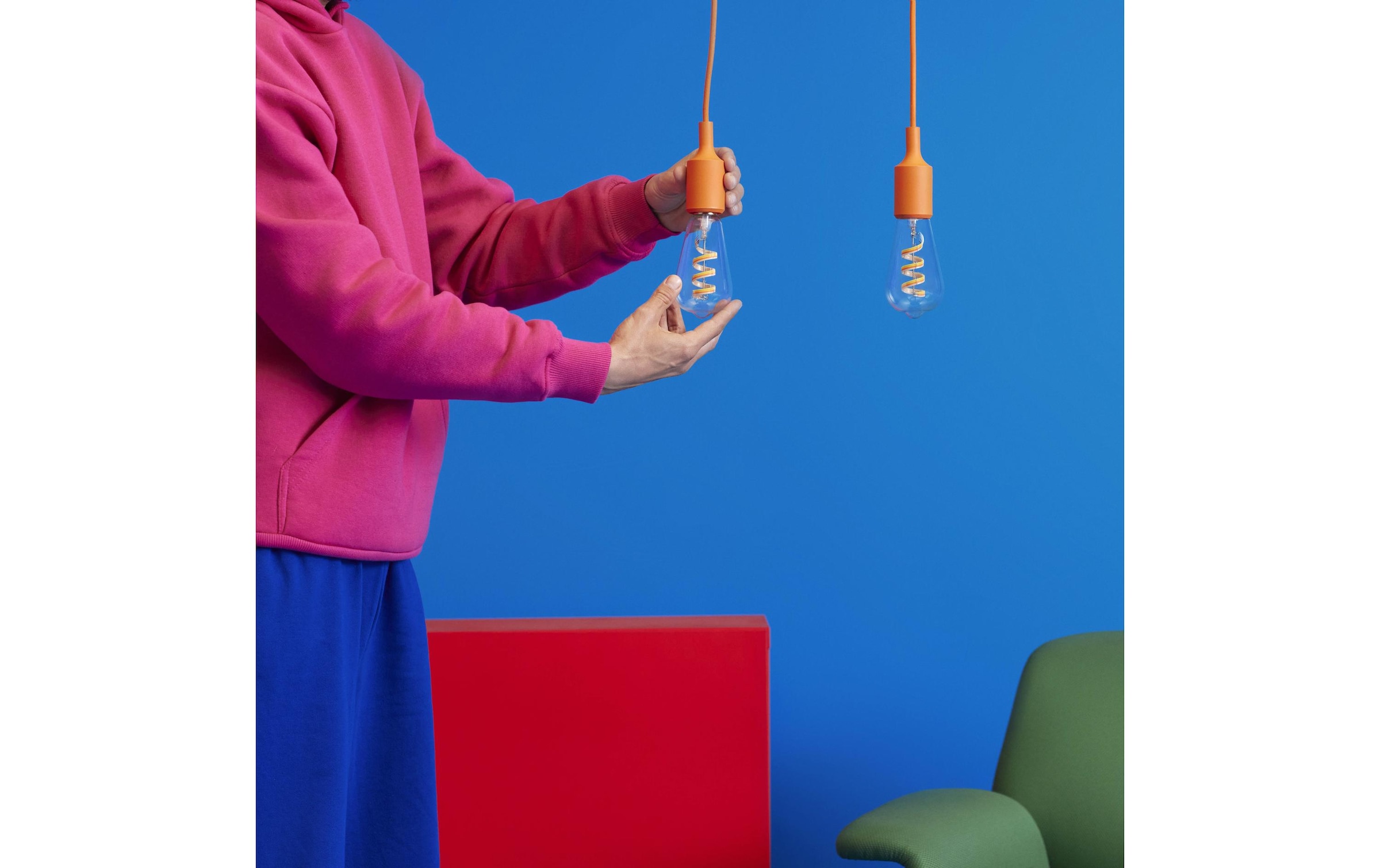 WiZ Lampe LED intelligente »6.3W 40W E27 ST6«