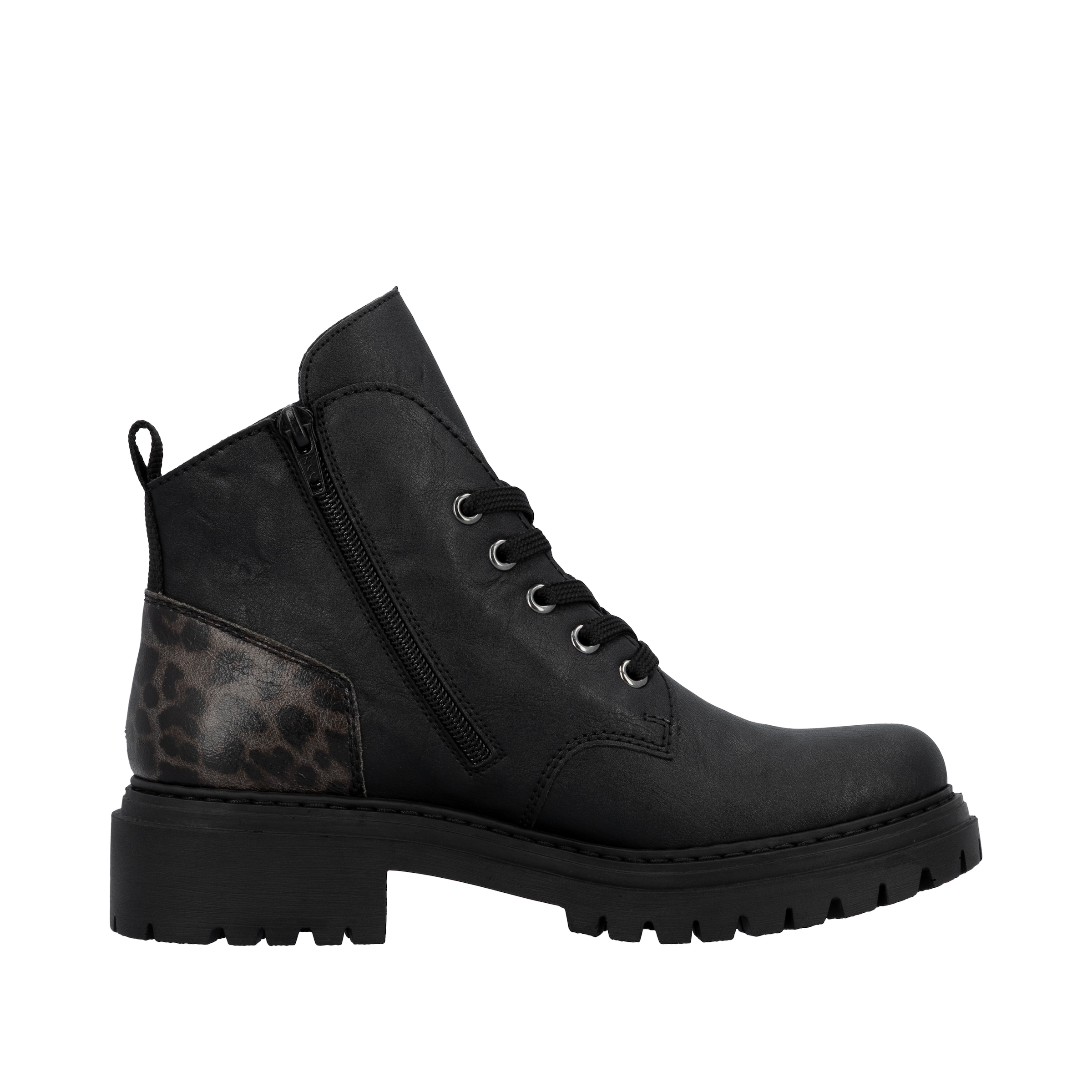 Rieker Bottines à lacets  Bottine à lacets, semelle profilée, avec fermeture éclair intérieure pratique