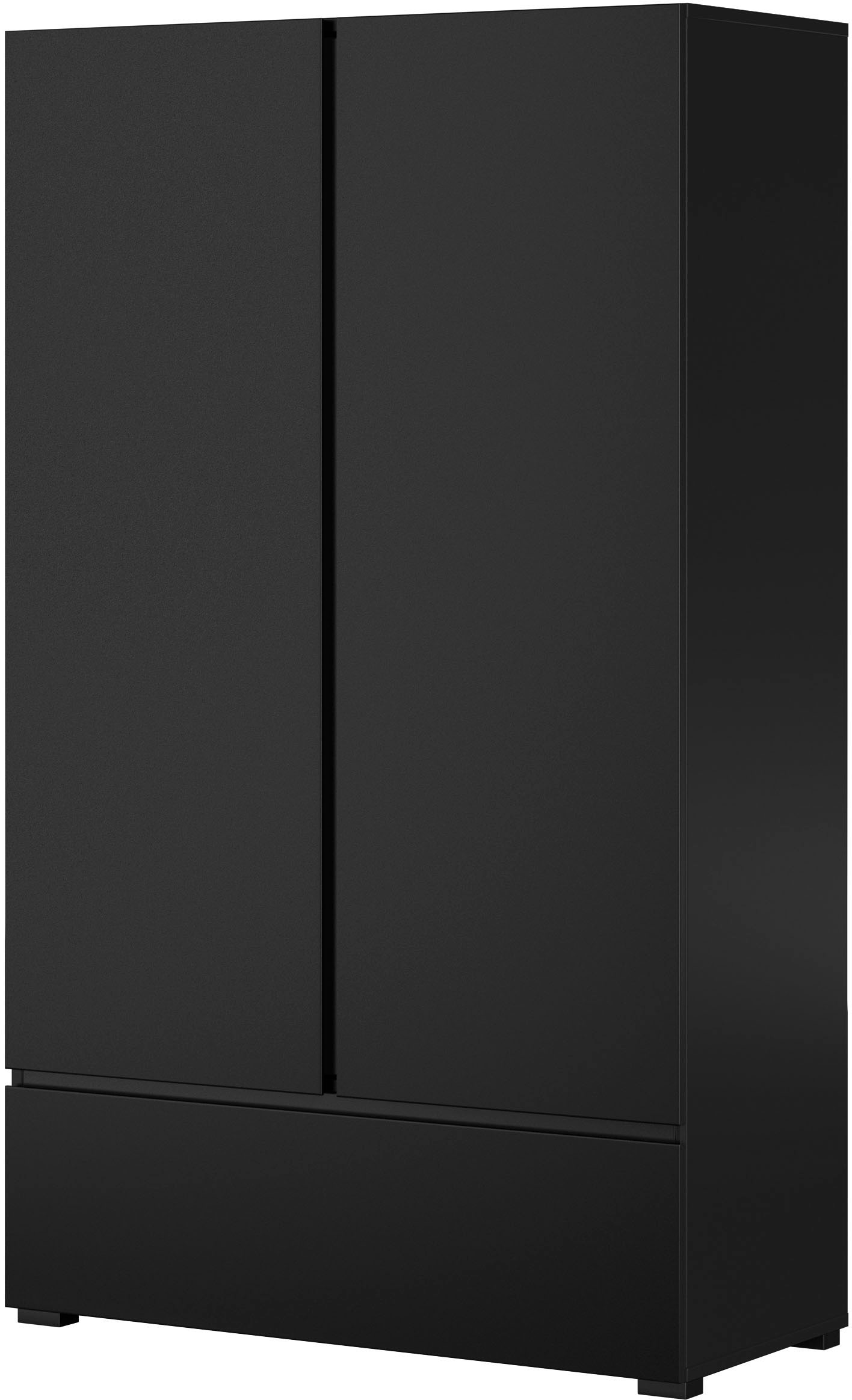 GOODproduct Armoire multi-usages »Cross,Breite 89 cm, Highboard, Universalschrank, Garderobe« armoire à linge avec beaucoup de rangement, étagères réglables