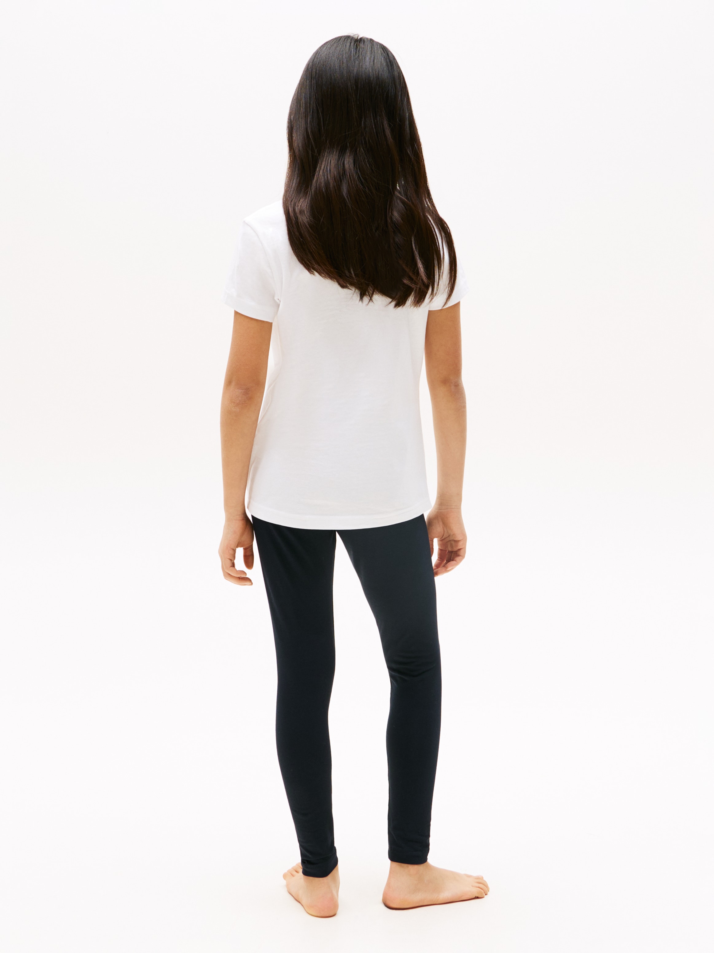 Tommy Hilfiger Underwear T-shirt »2P CN TEE mit Stickerei und Rundhals im 2er-Pack« Packung, 2er-Pack, 2 cuis unifarben, casual, regular fit, Baumwolle, Rundhals