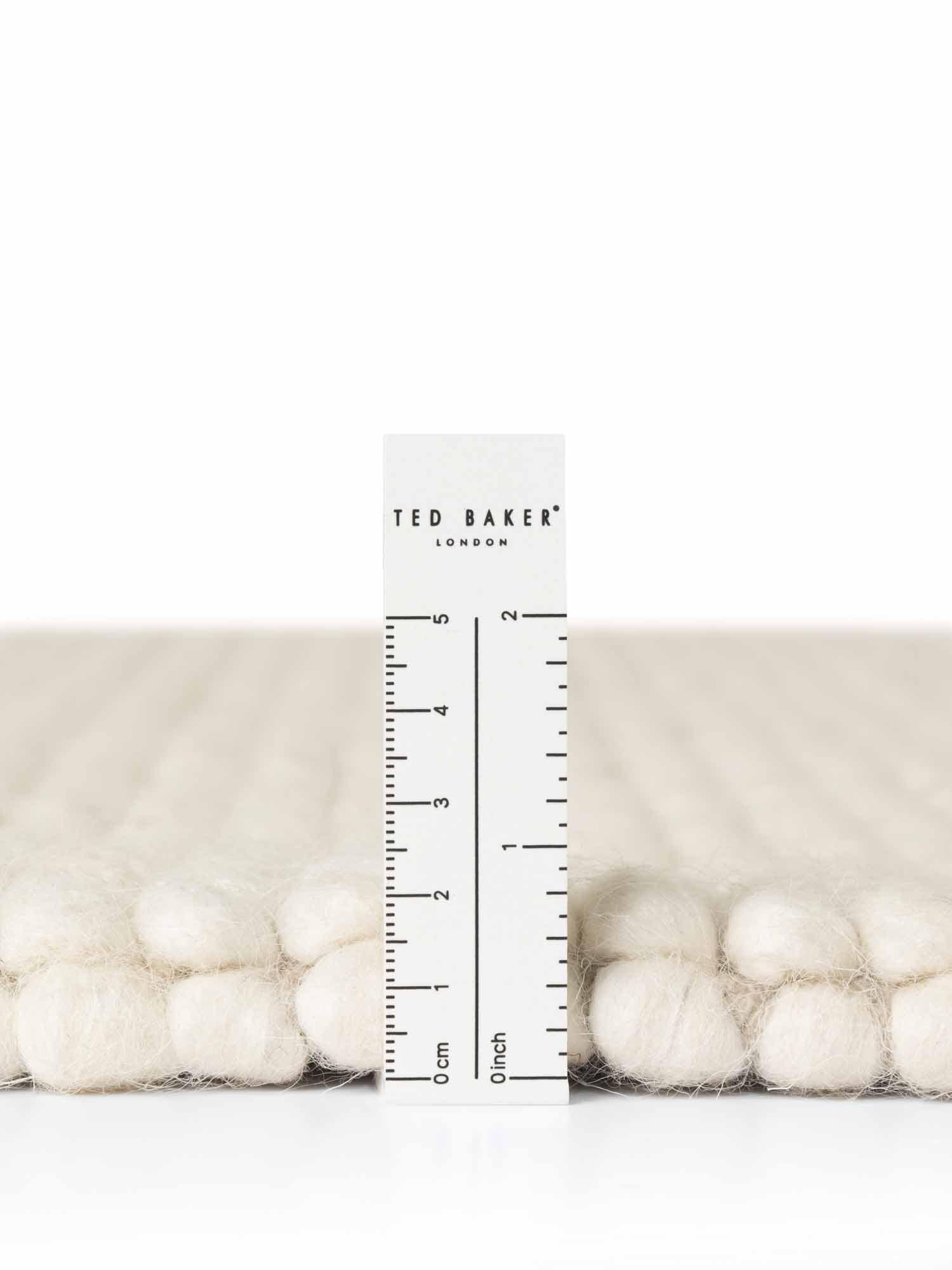 Ted Baker Wollteppich »Diana« rechteckig 16 mm Höhe Wolle, Natur, Handgemacht, Wohnzimmer, Esszimmer, Schlafzimmer, Skandi