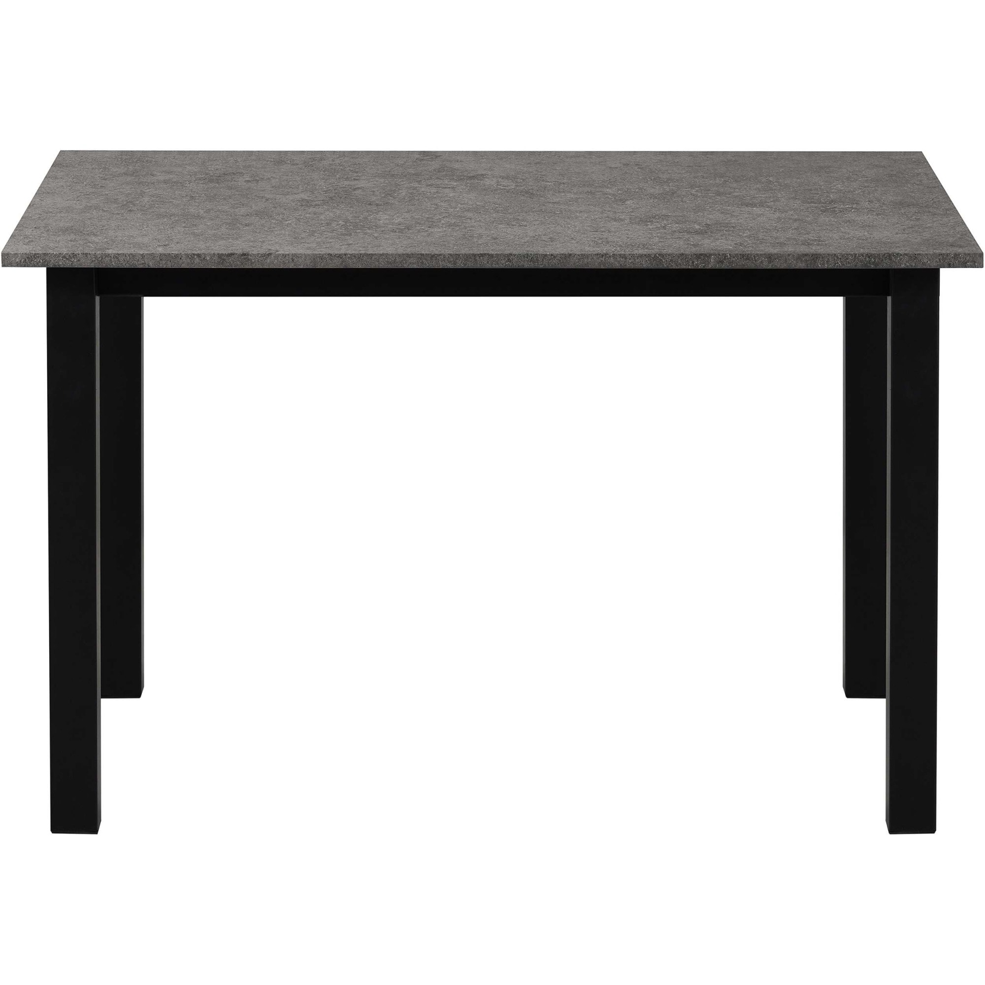 GOODproduct Table de salle à manger »Babetta« schwarzes pulverbeschichtetes Metallgestell, verschiedene Breiten