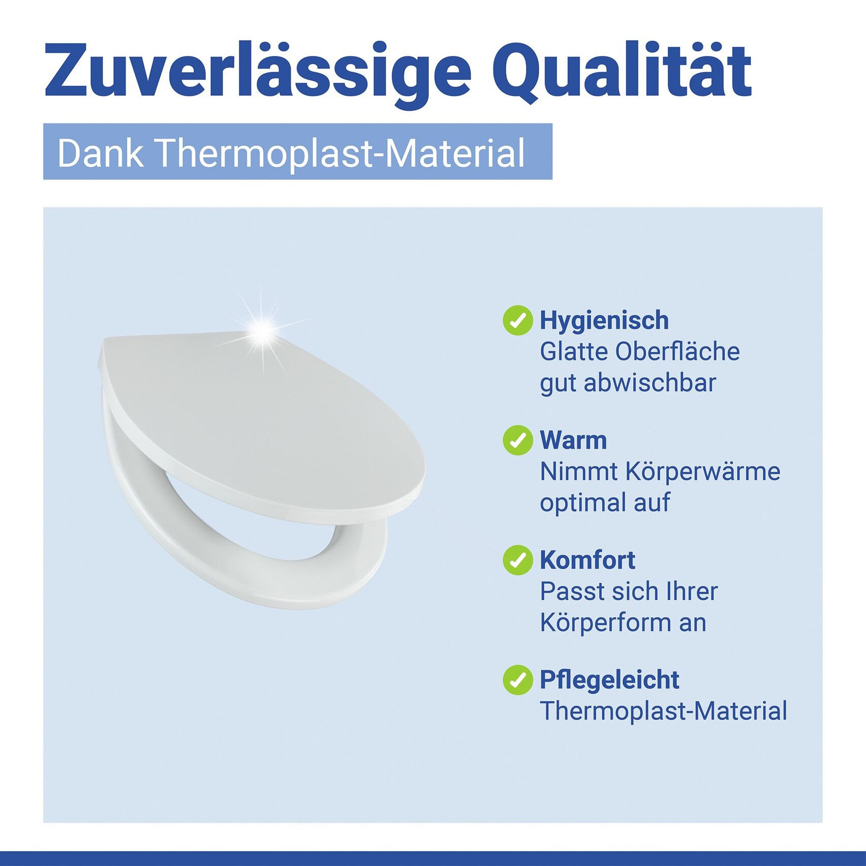 WENKO WC-Sitz »Ostuni« 1 Stk. tlg. Thermoplast, belastbar mit 300 kg, mit Absenkautomatik