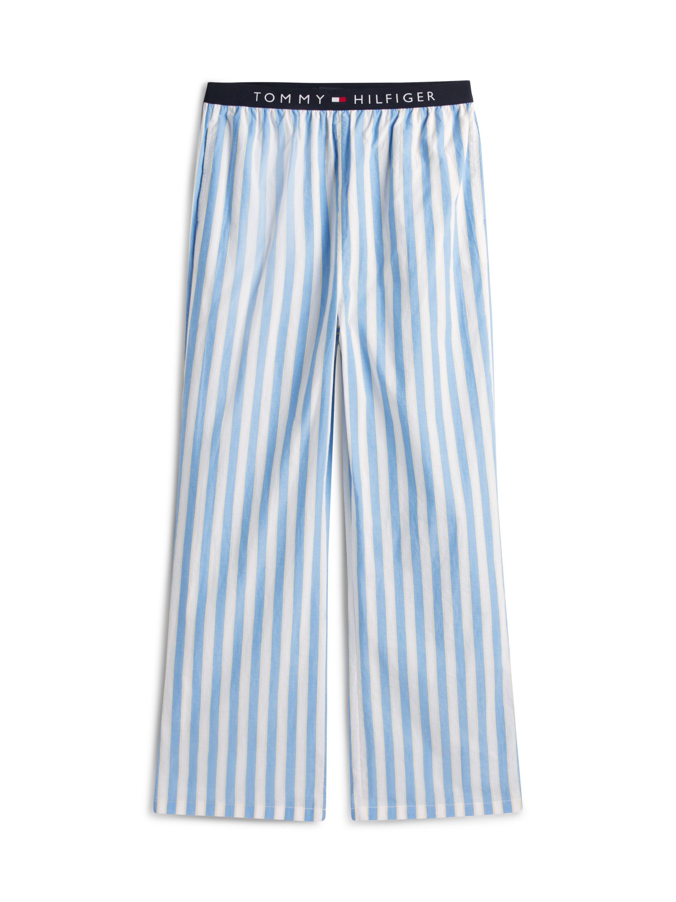 Tommy Hilfiger Underwear Pyjama »LS WOVEN Pyjama SET PRINT« 2 col rond, pantalon à carreaux, avec ceinture élastique