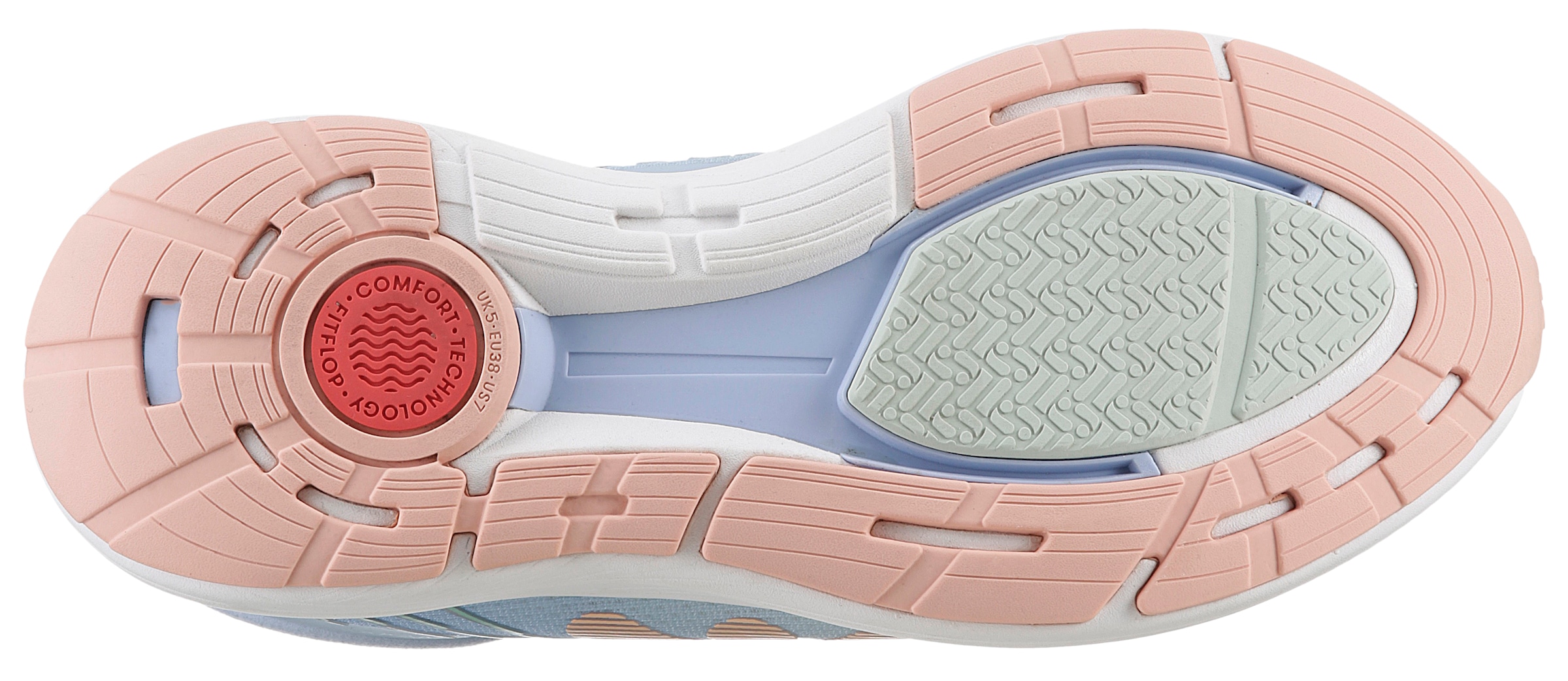 Fitflop Sneaker »FF RUNNER OMBRE-EDITION MESH RUNNING SNEAKERS«  mit NEODYNAMIC-Ausstattung, Freizeitschuh, Halbschuh, Schnürschuh