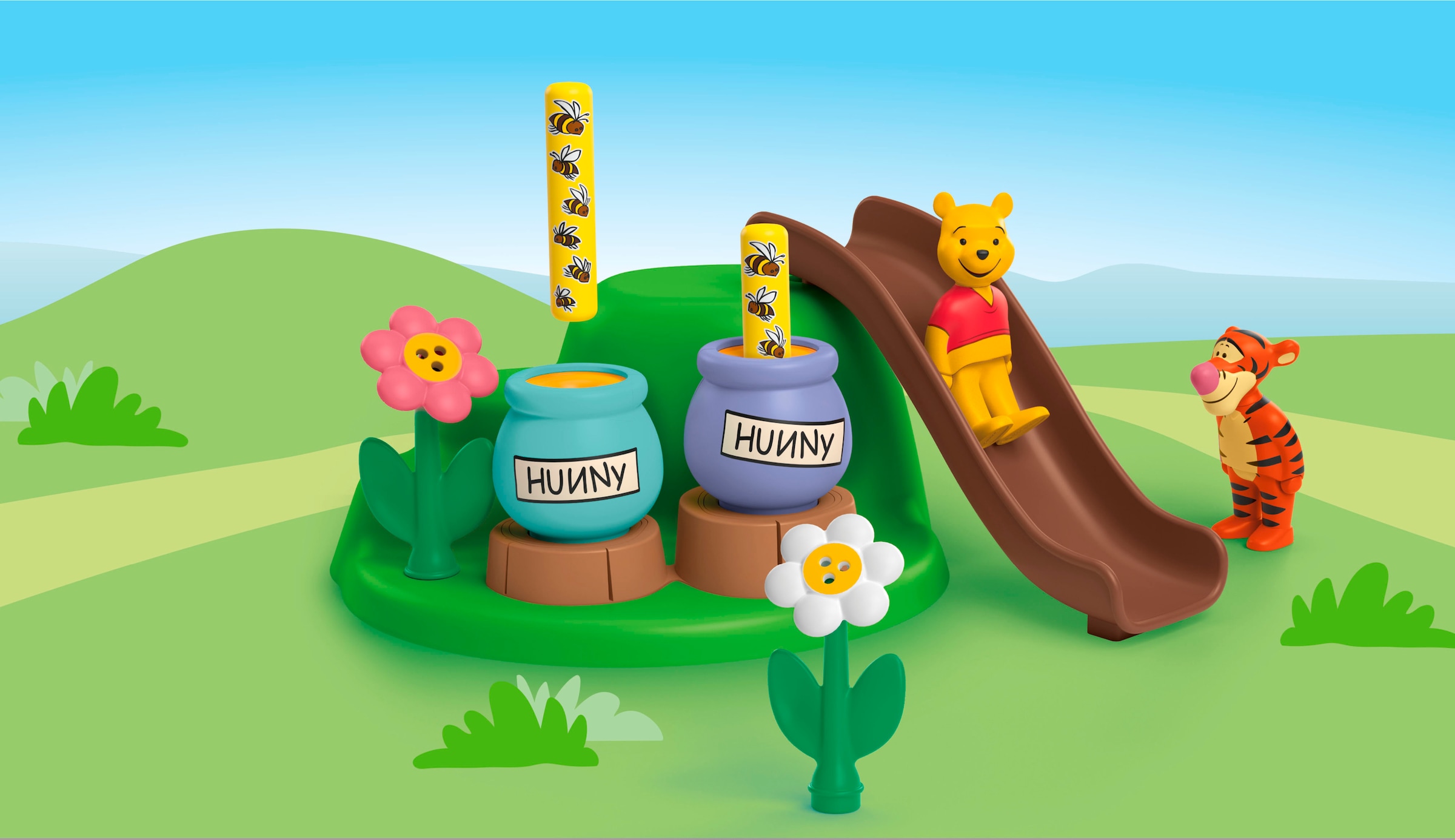 Playmobil® Konstruktions-Spielset »Winnies & Tiggers Bienengarten (71694), JUNIOR & Disney« Made in Europe