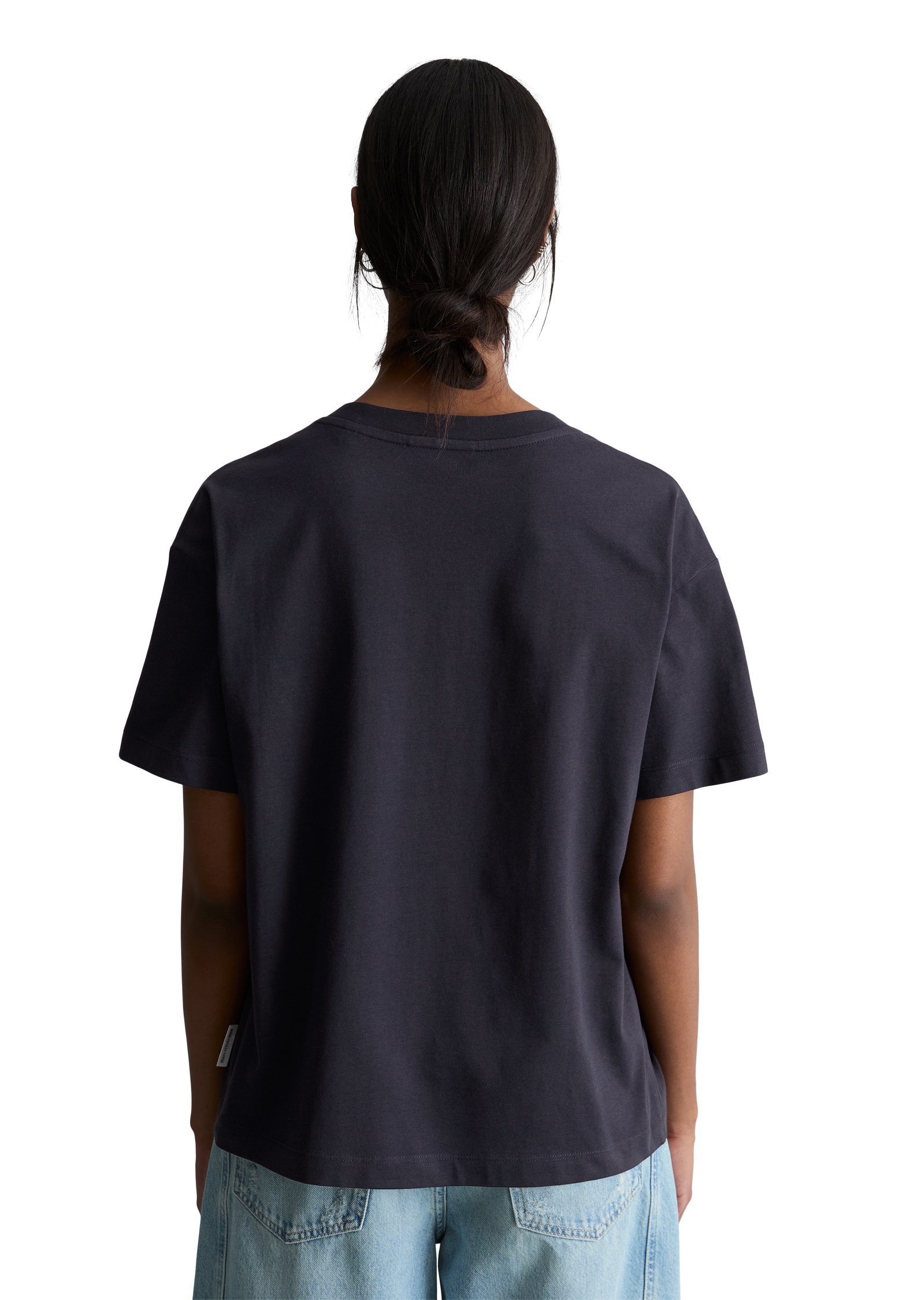 Marc O'Polo DENIM T-shirt en V regular aus Baumwoll-Single-Jersey