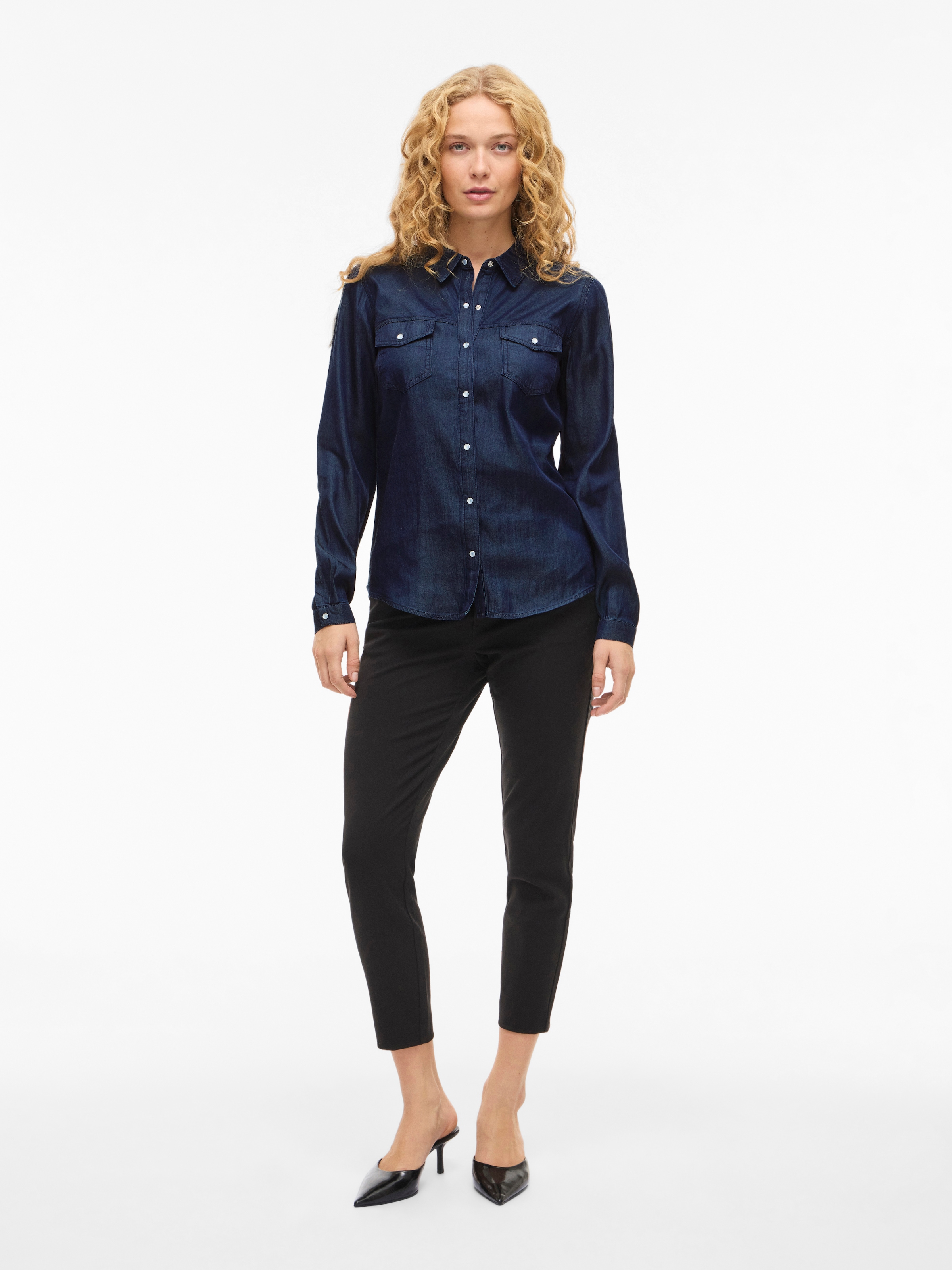 Vila Blouse en jean »VIBISTA DENIM SHIRT/SU-NOOS«