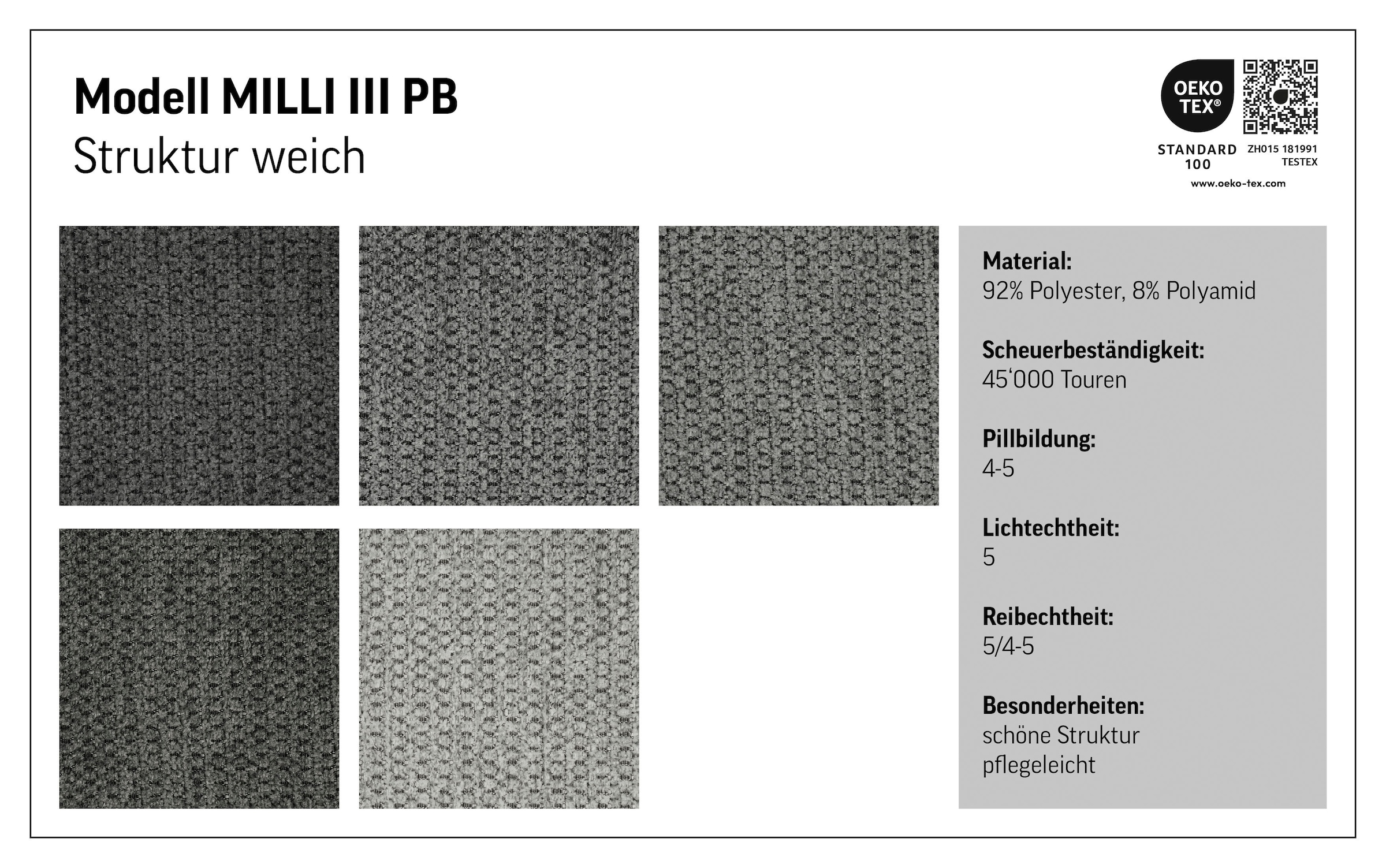 COTTA Lit rembourré »MILLI III wahlweise mit Bettkasten« erhältlich in den Grössen 160x200cm & 180x200cm